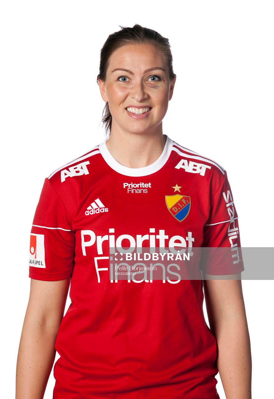 Djurgårdens måvakt Gudbjörg Gunnarsdottir poserar för ett porträtt den 21 mars 2018 i Stockholm.
