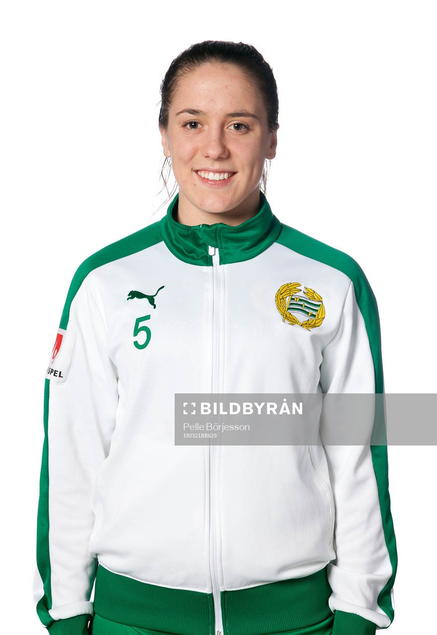 Hammarbys Alma Nygren poserar för ett porträtt den 21 mars 2018 i Stockholm.