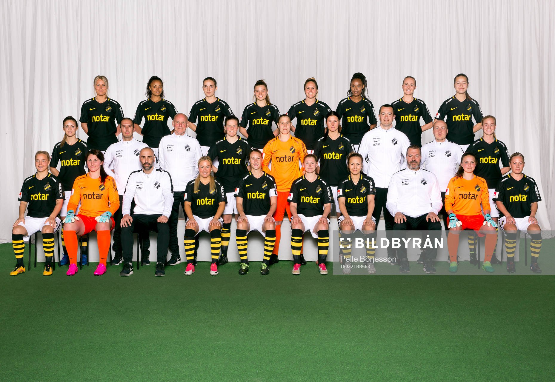 AIK poserar för en lagbild