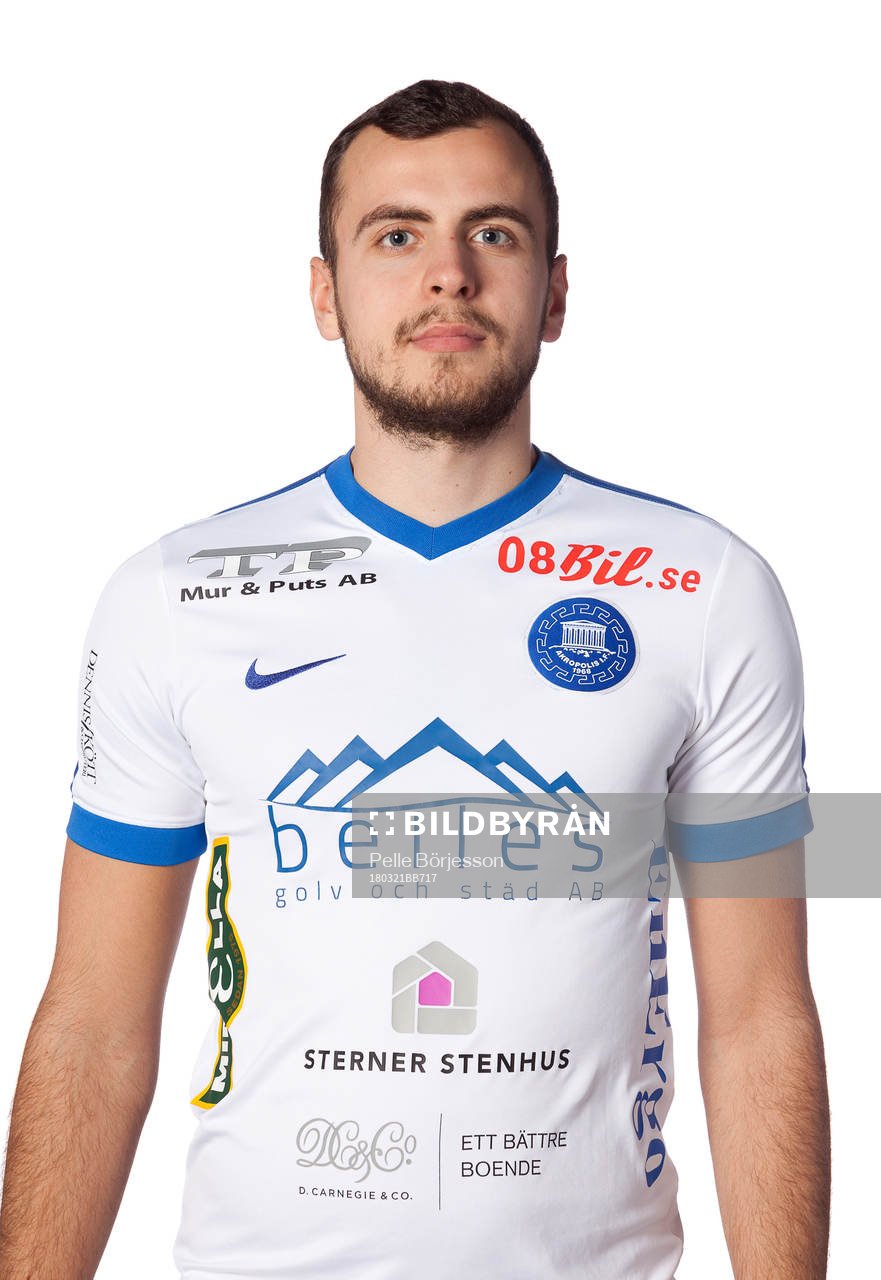 Akropolis Sebastian Ludzik poserar för ett porträtt den 21 mars 2018 i Stockholm.