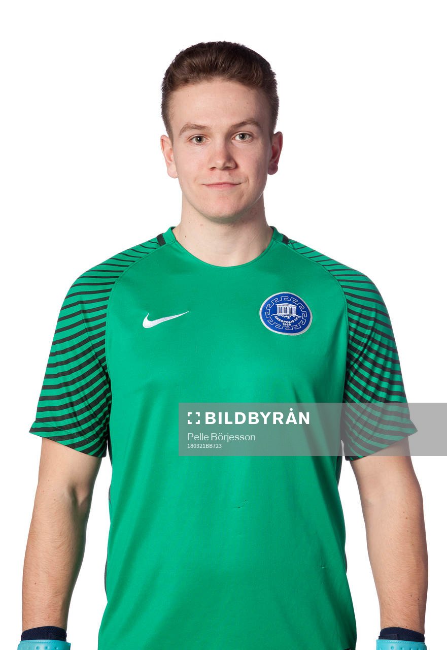 Akropolis målvakt Sebastian Larsson