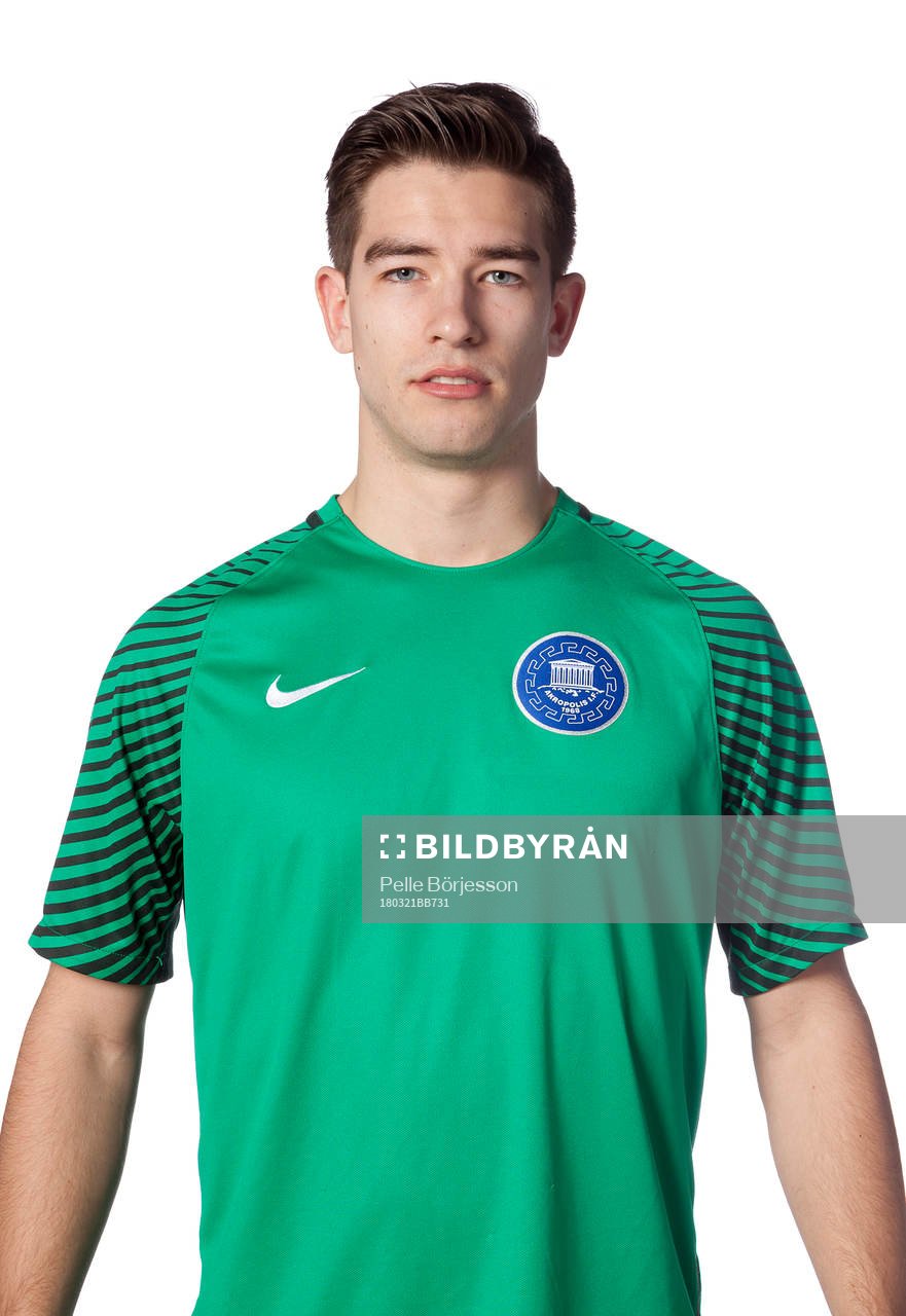 Akropolis målvakt Filip Anger