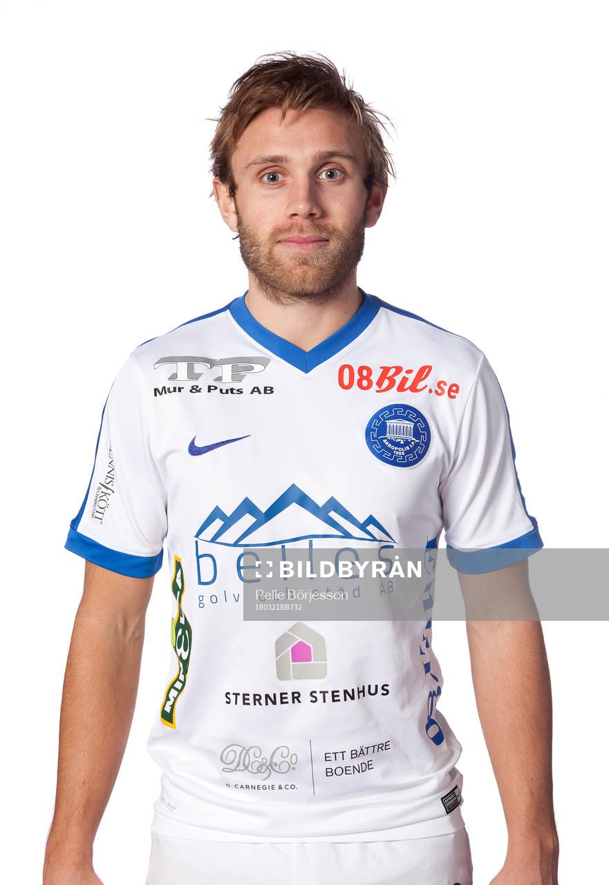Akropolis Viktor Strand poserar för ett porträtt den 21 mars 2018 i Stockholm.