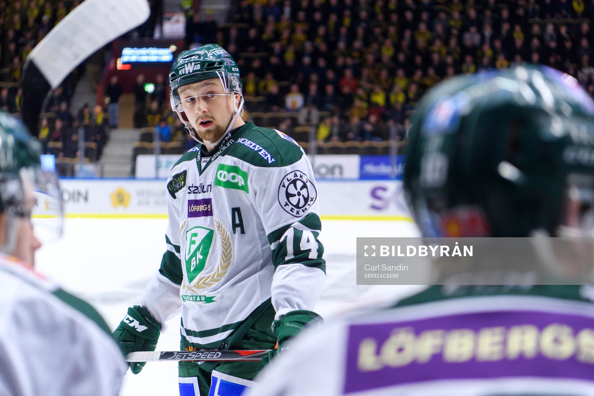 Färjestads Mikael Hedlund deppar