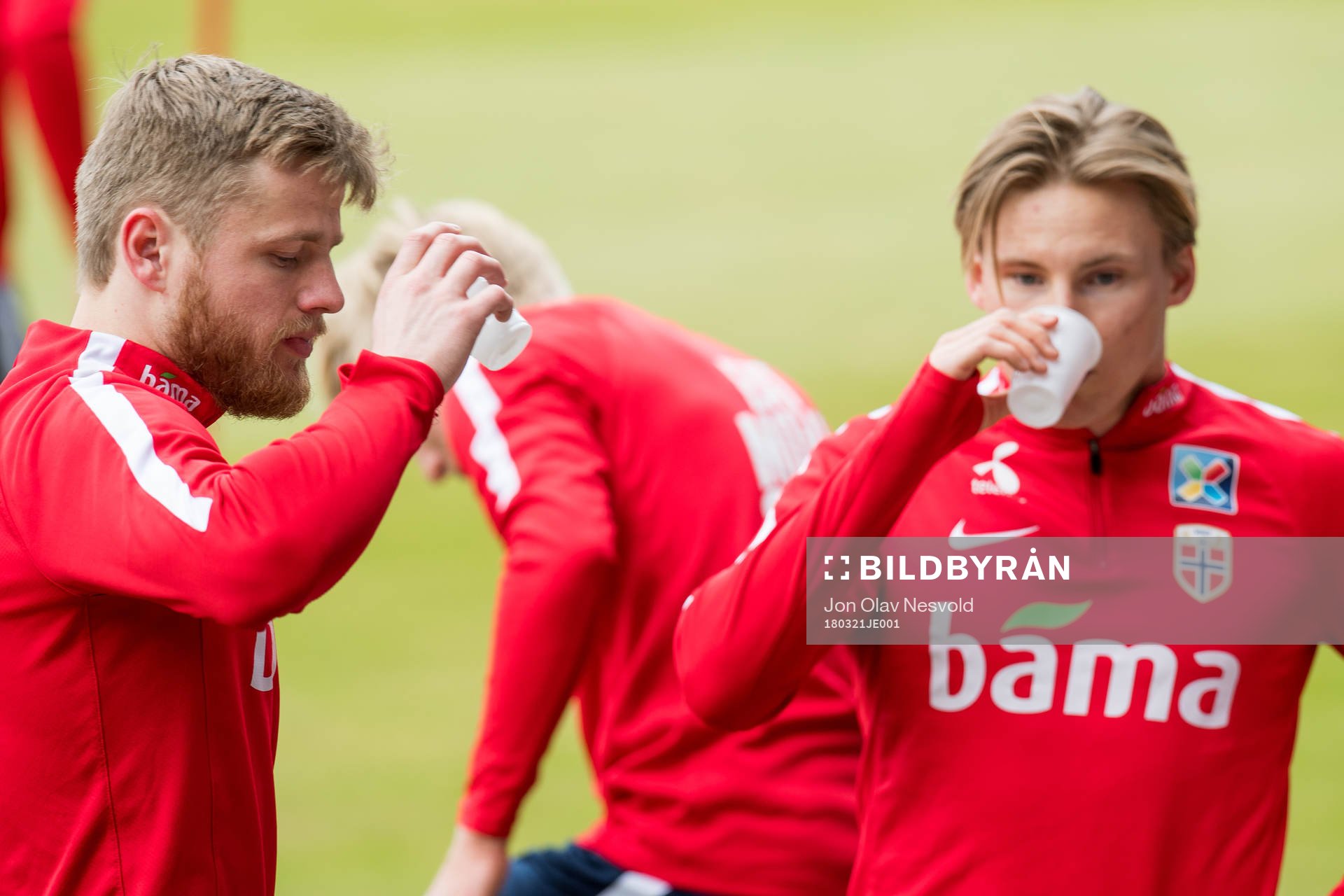 Fredrik Midtsjø and Jonas Svensson of Norway