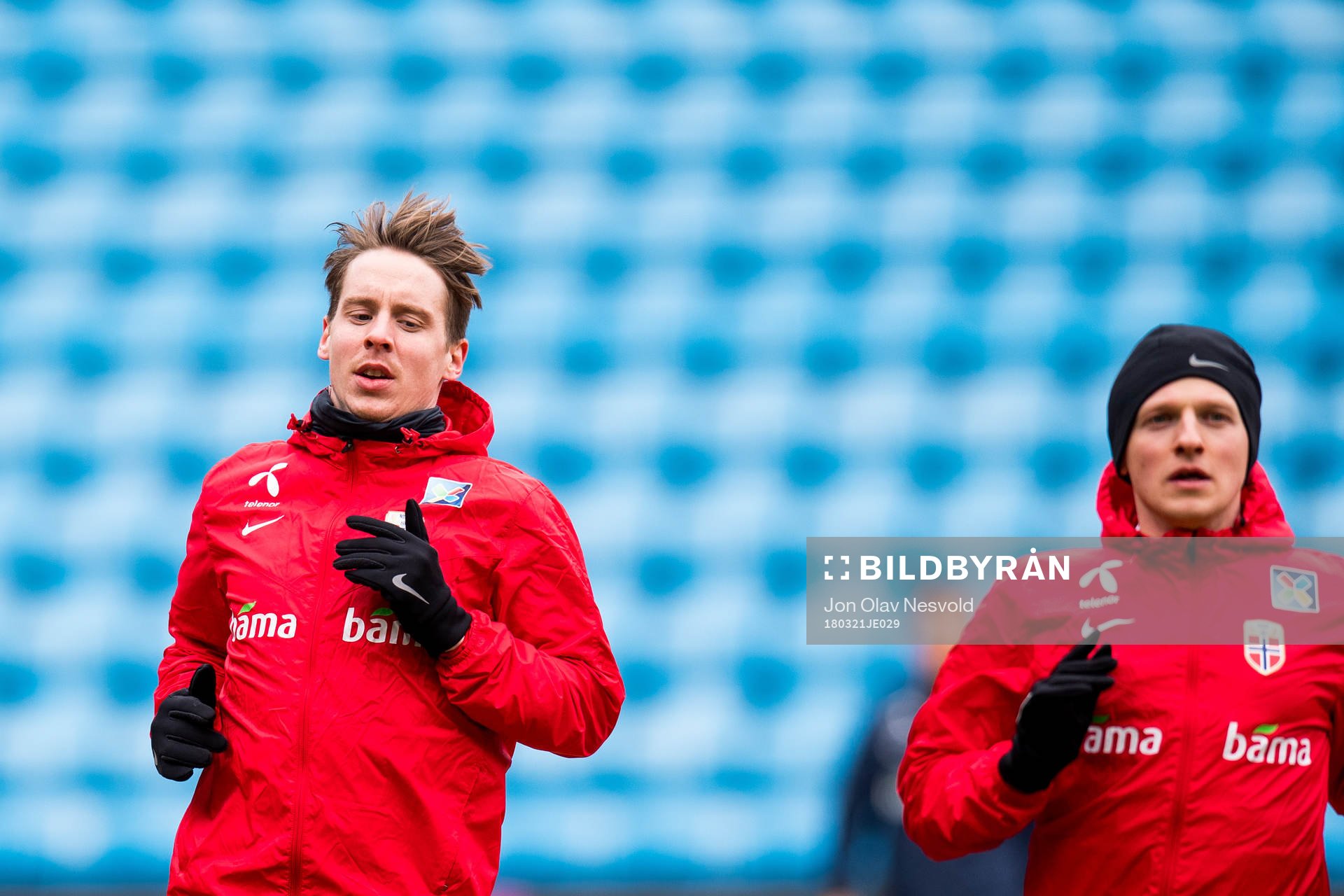 Stefan Johansen and Mats Møller Dæhli of Norway