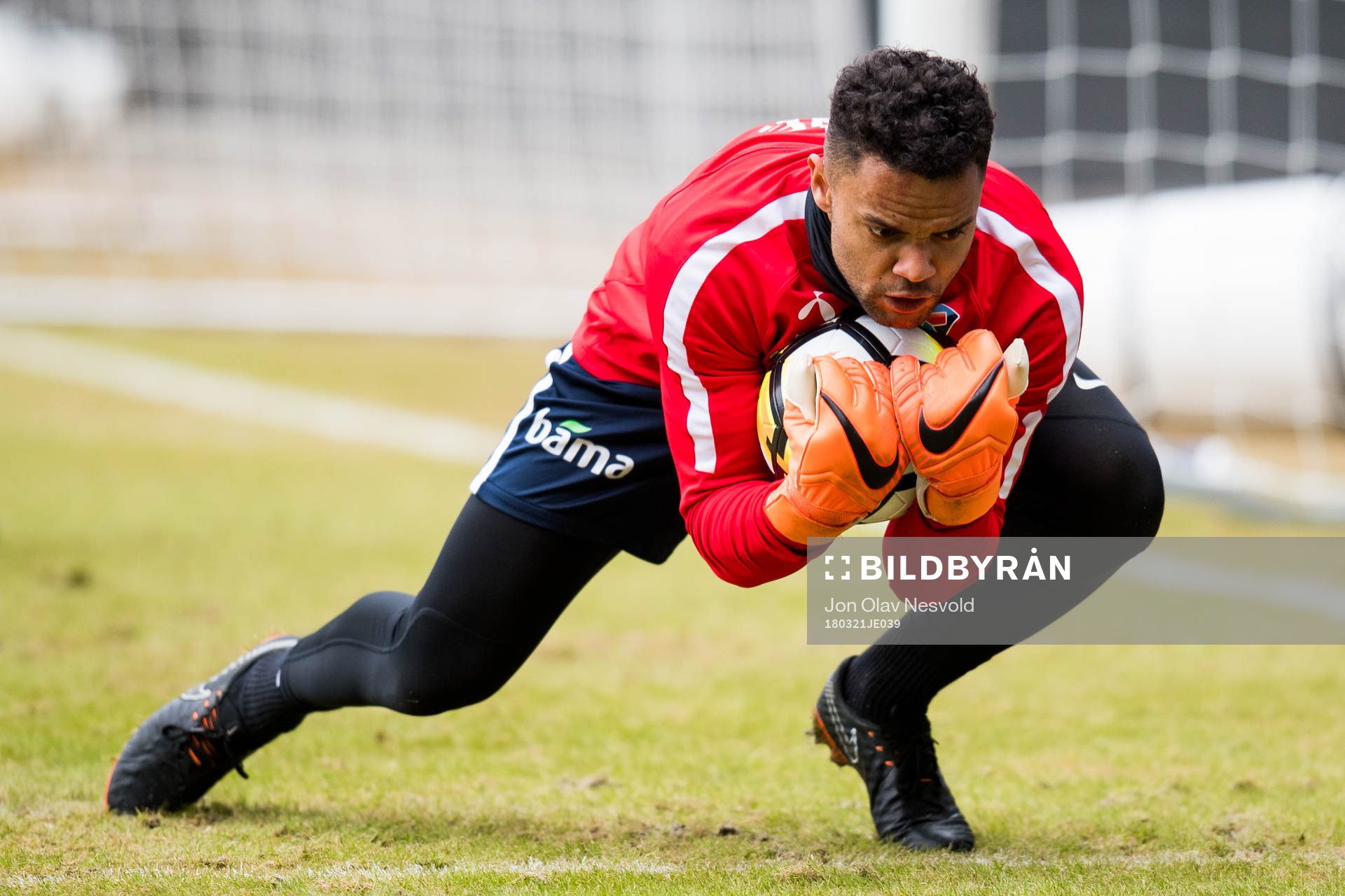 Goalkeeper Sten Grytebust of Norway