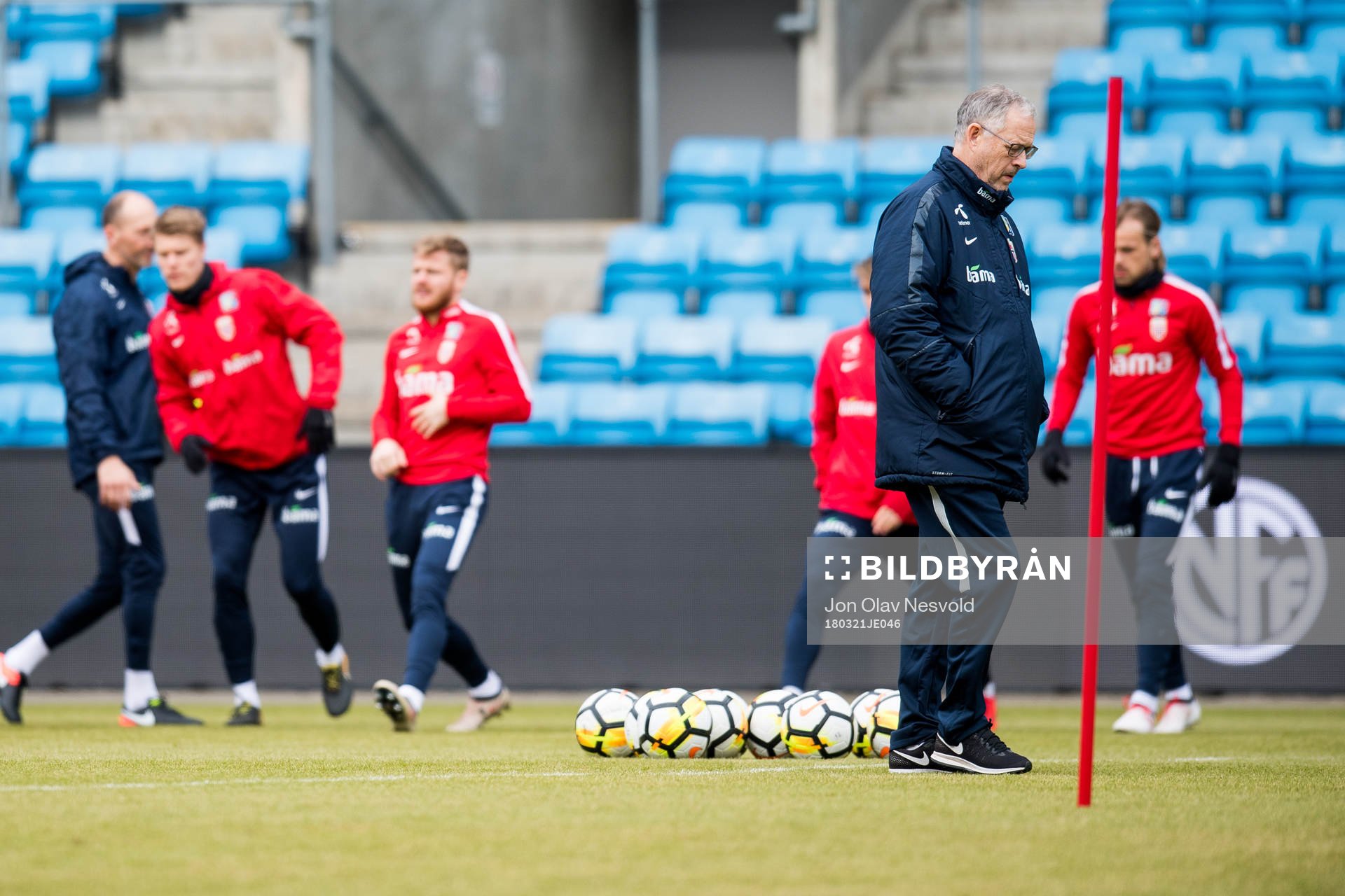 Lars Lagerbäck, head coach of Norway