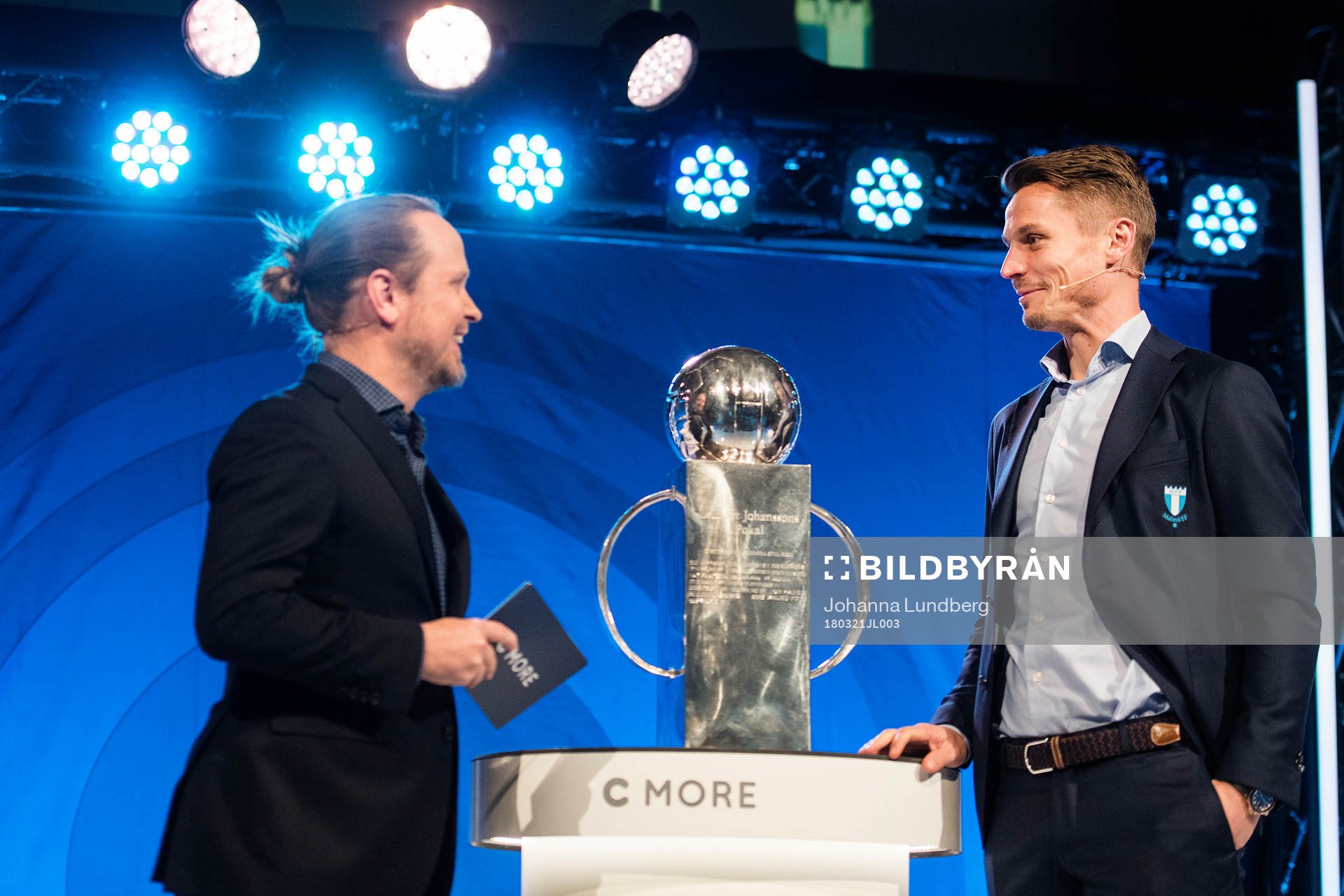 Jesper Hussfelt, Cmore, och Markus Rosenberg, Malmö FF,