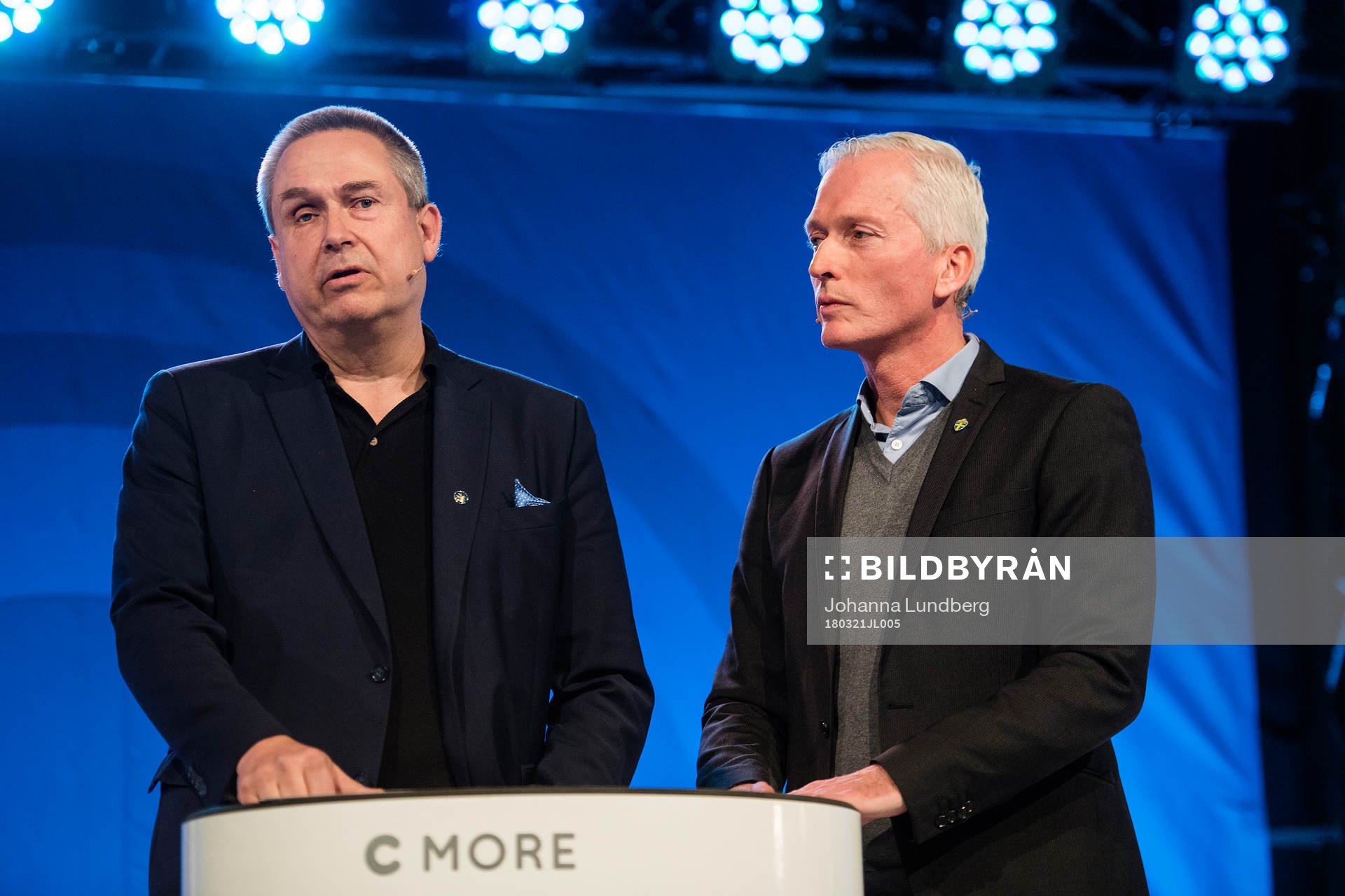 Mats Enquist, SEF, och Håkan Sjöstrand,