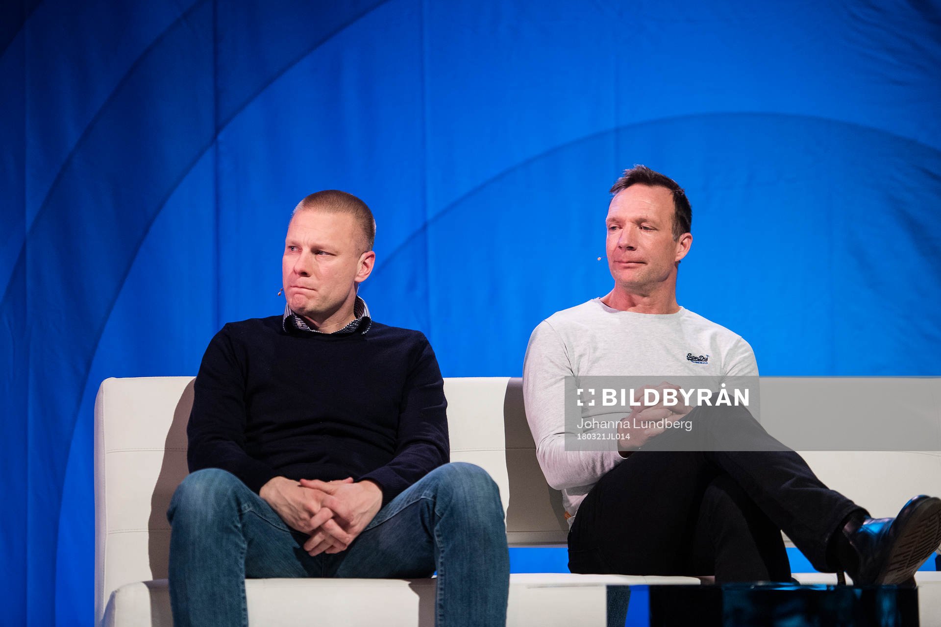Stefan Billborn, tränare Hammarby, och Kim Bergstrand,