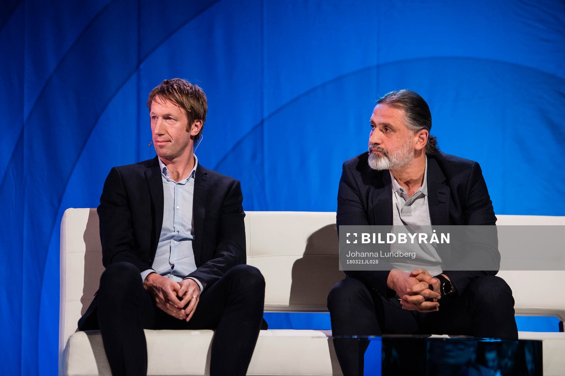 Graham Potter, tränare Östersund, och Özcan Melkemichel,