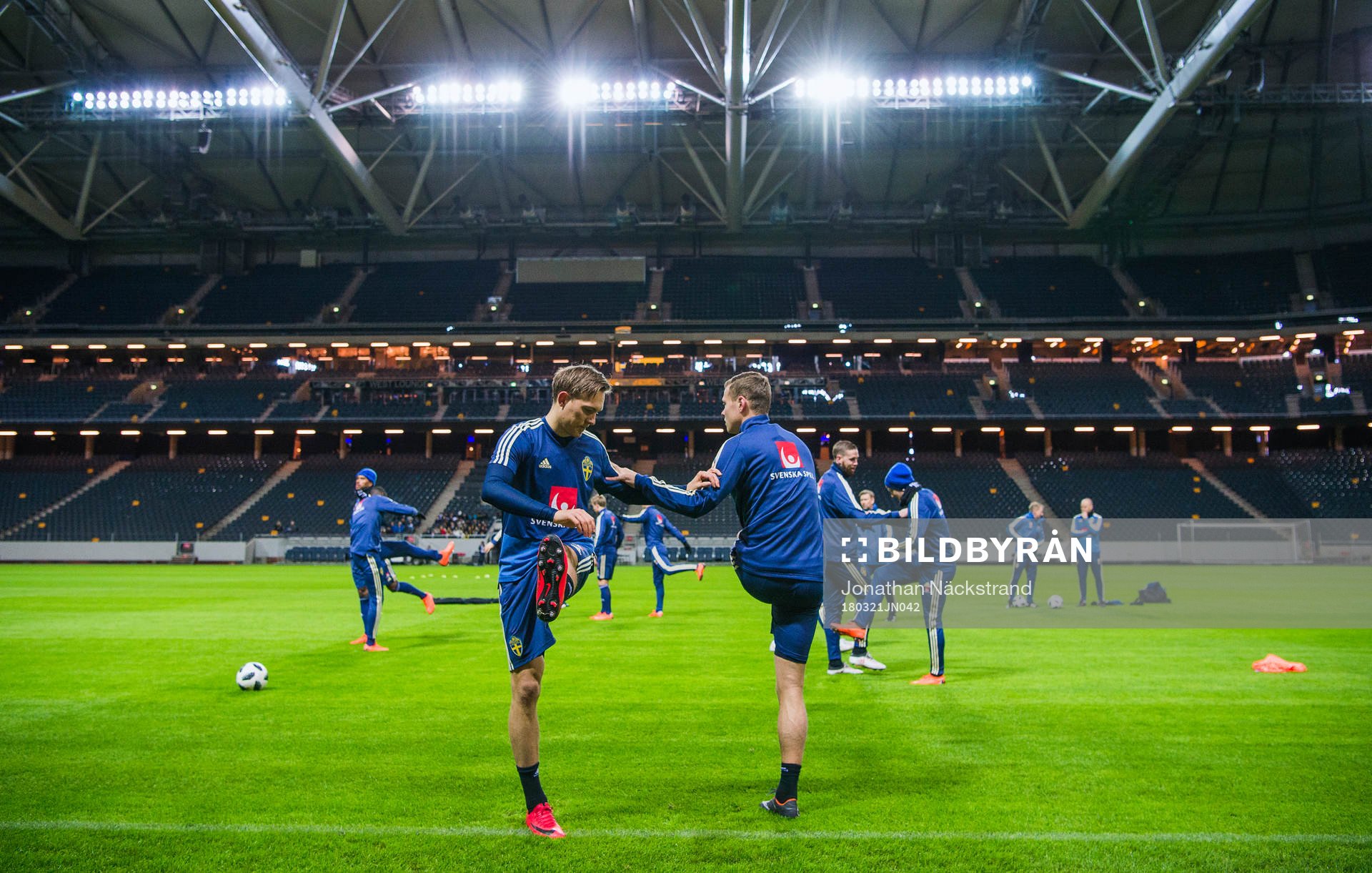 Sveriges Ludwig Augustinsson och Viktor Claesson