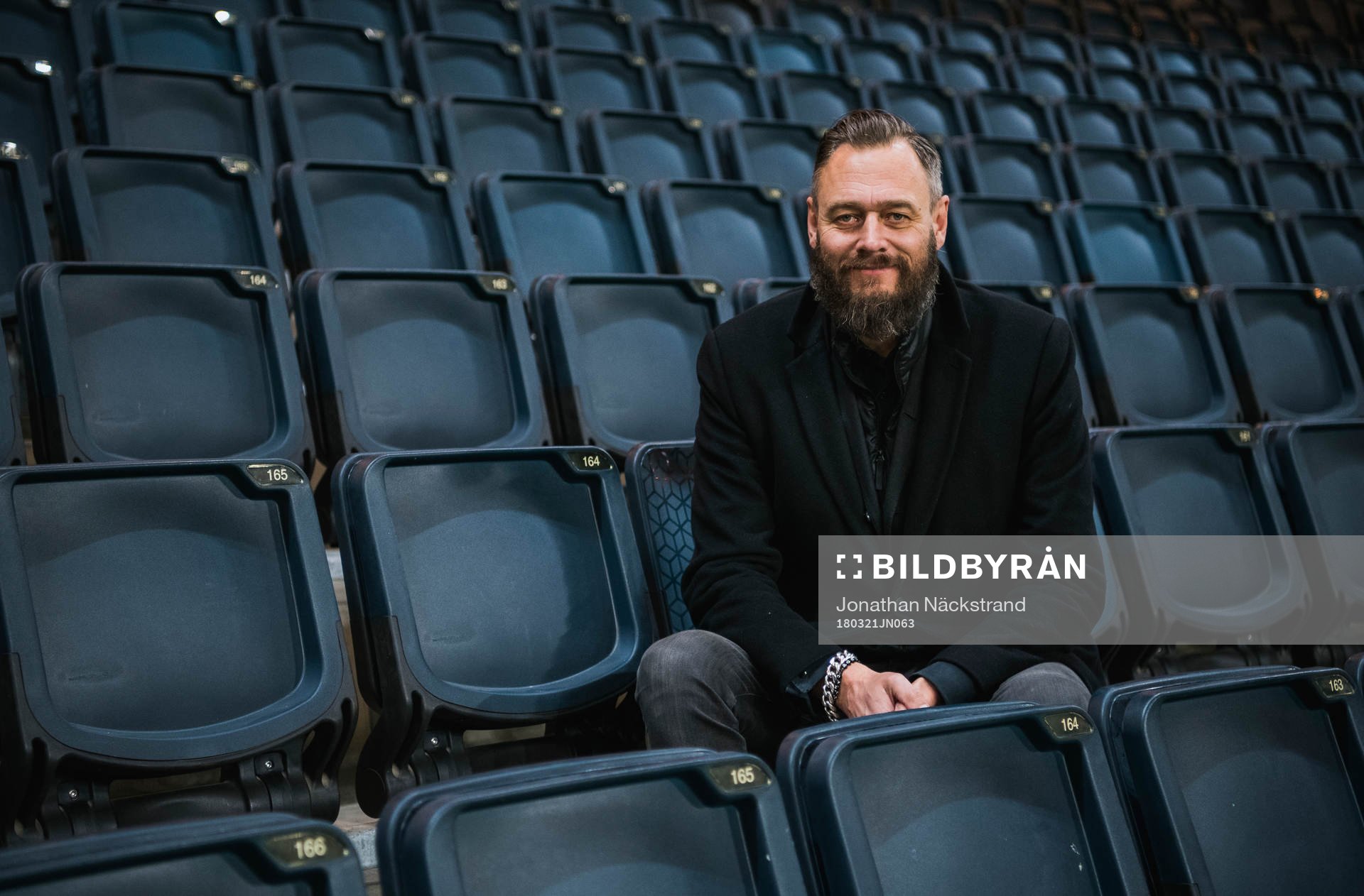 Olof Lundh vid Sveriges fotbollslandslags träning