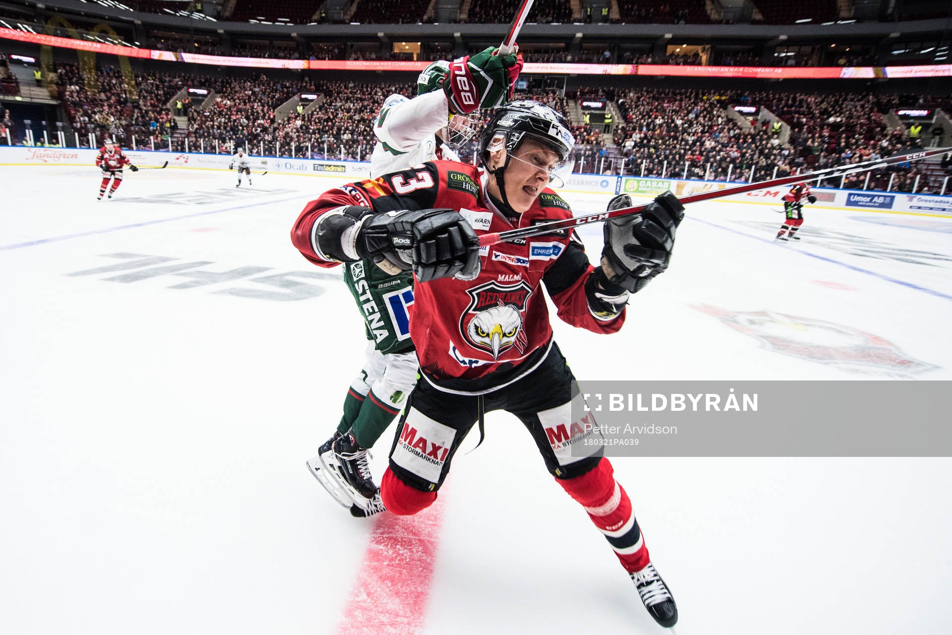 Frölundas Rasmus Dahlin och Malmö Redhawks Fredrik