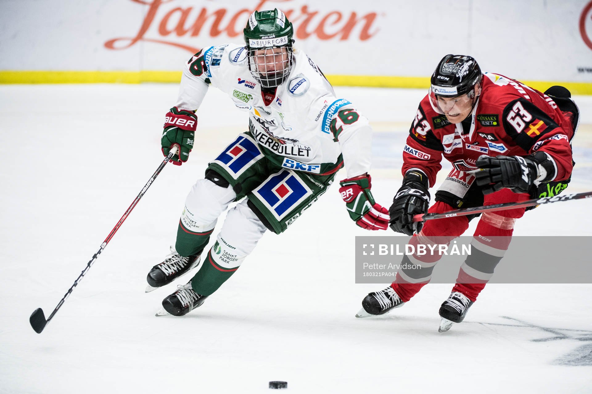 Frölundas Rasmus Dahlin och Malmö Redhawks Fredrik