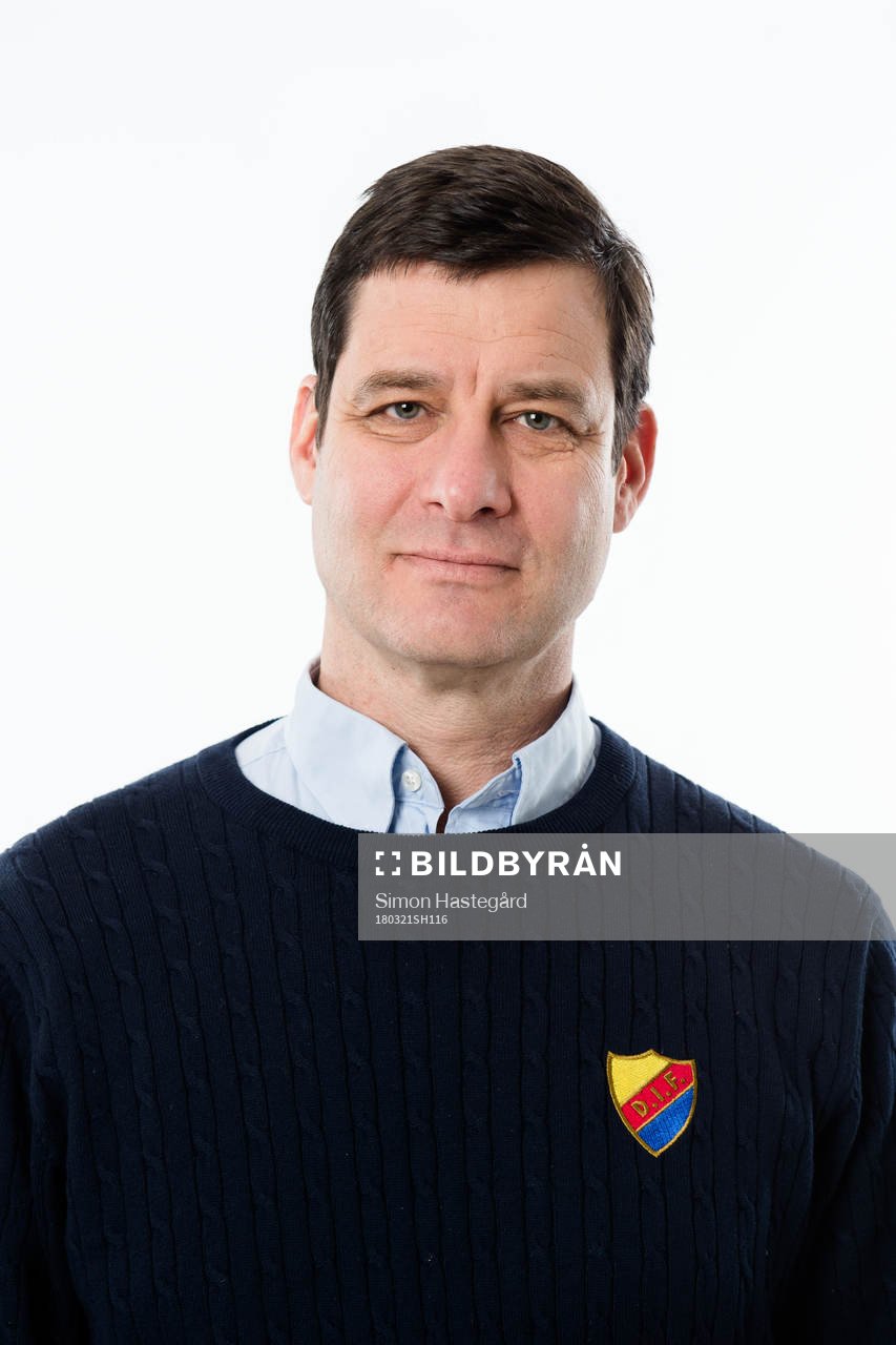 Jonas Riedel, informationsansvarig Djurgården