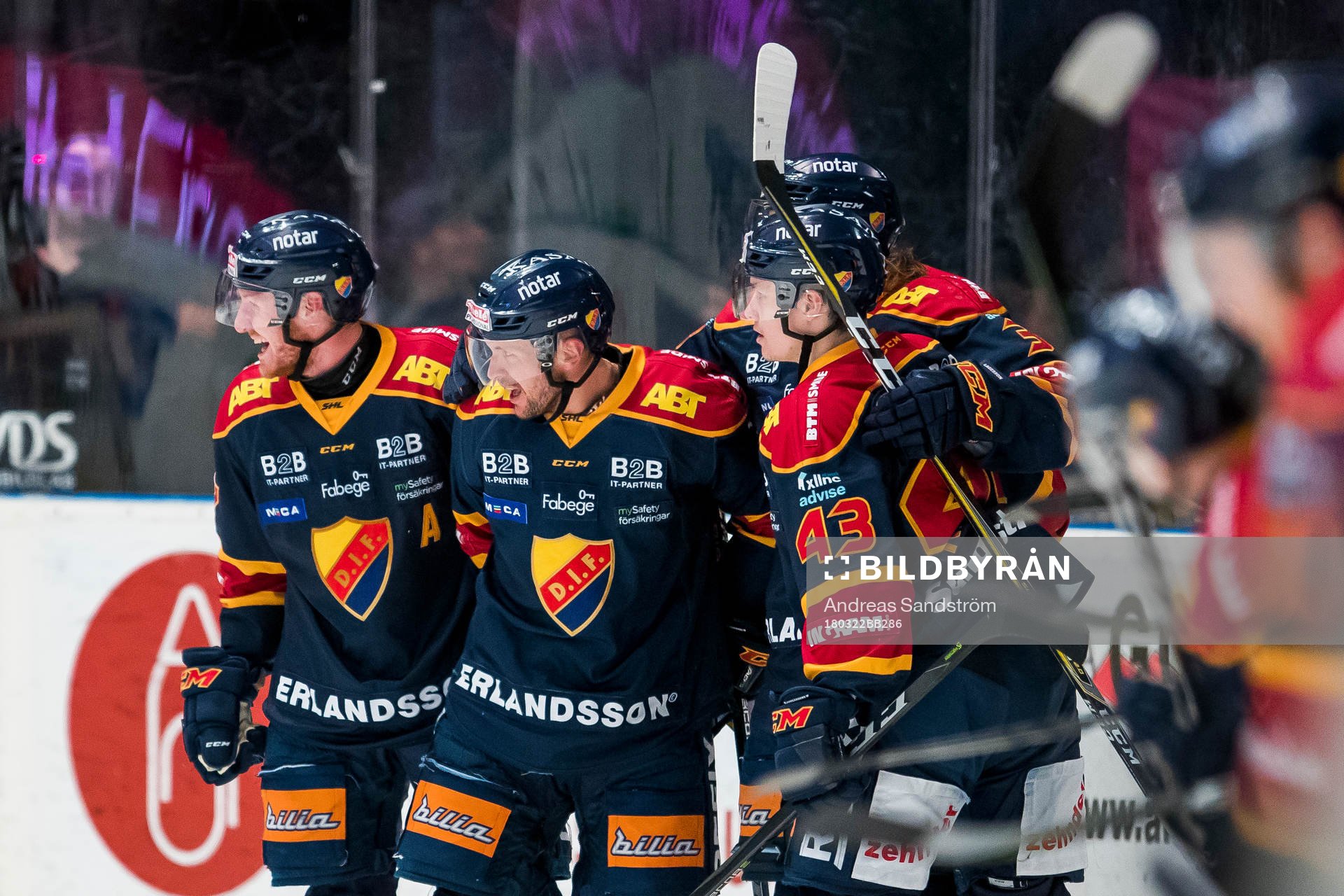 Djurgårdens Niclas Bergfors jublar