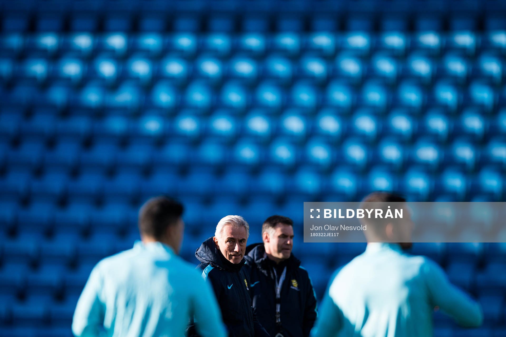 Bert van Marwijk, head coach of Australia