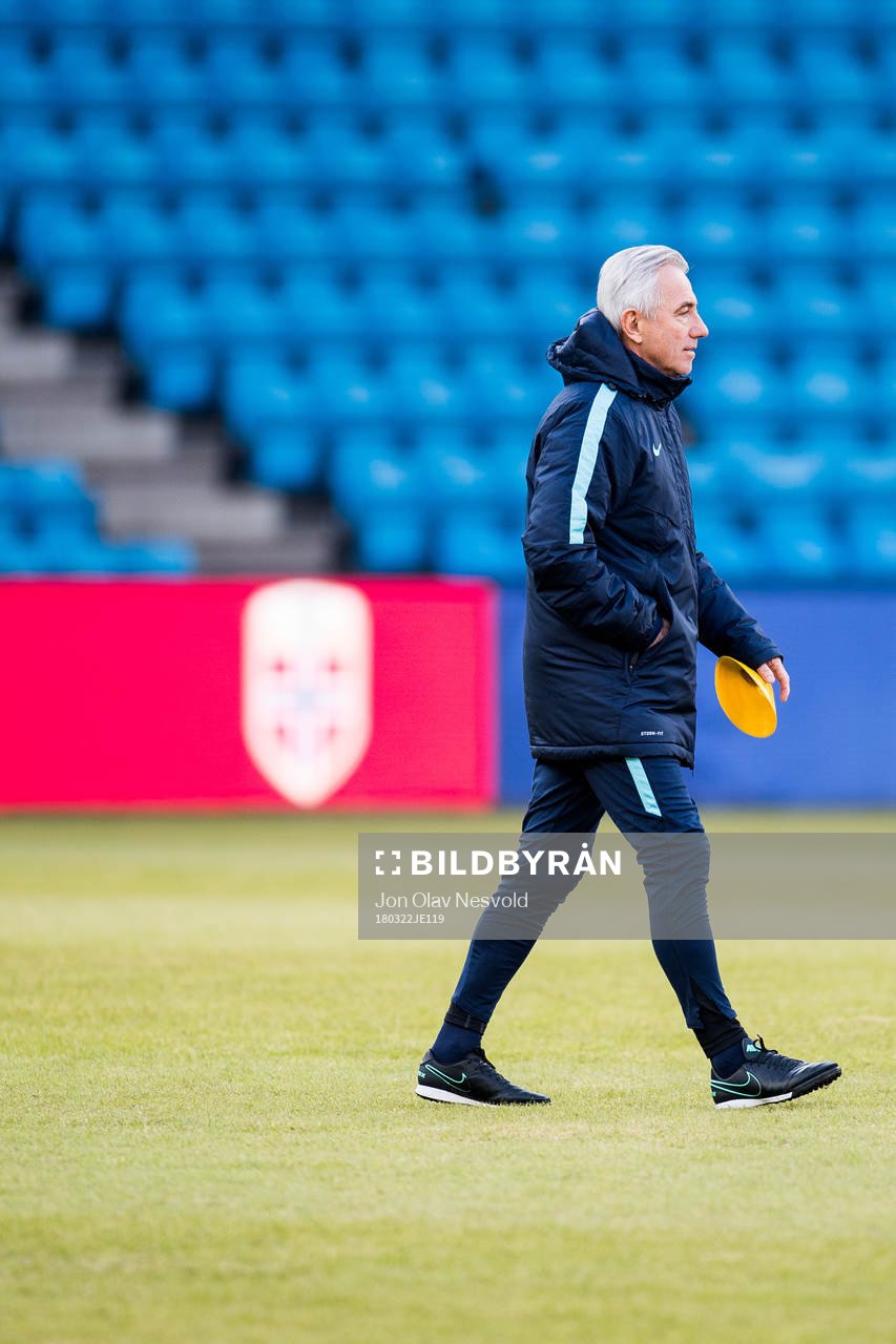 Bert van Marwijk, head coach of Australia