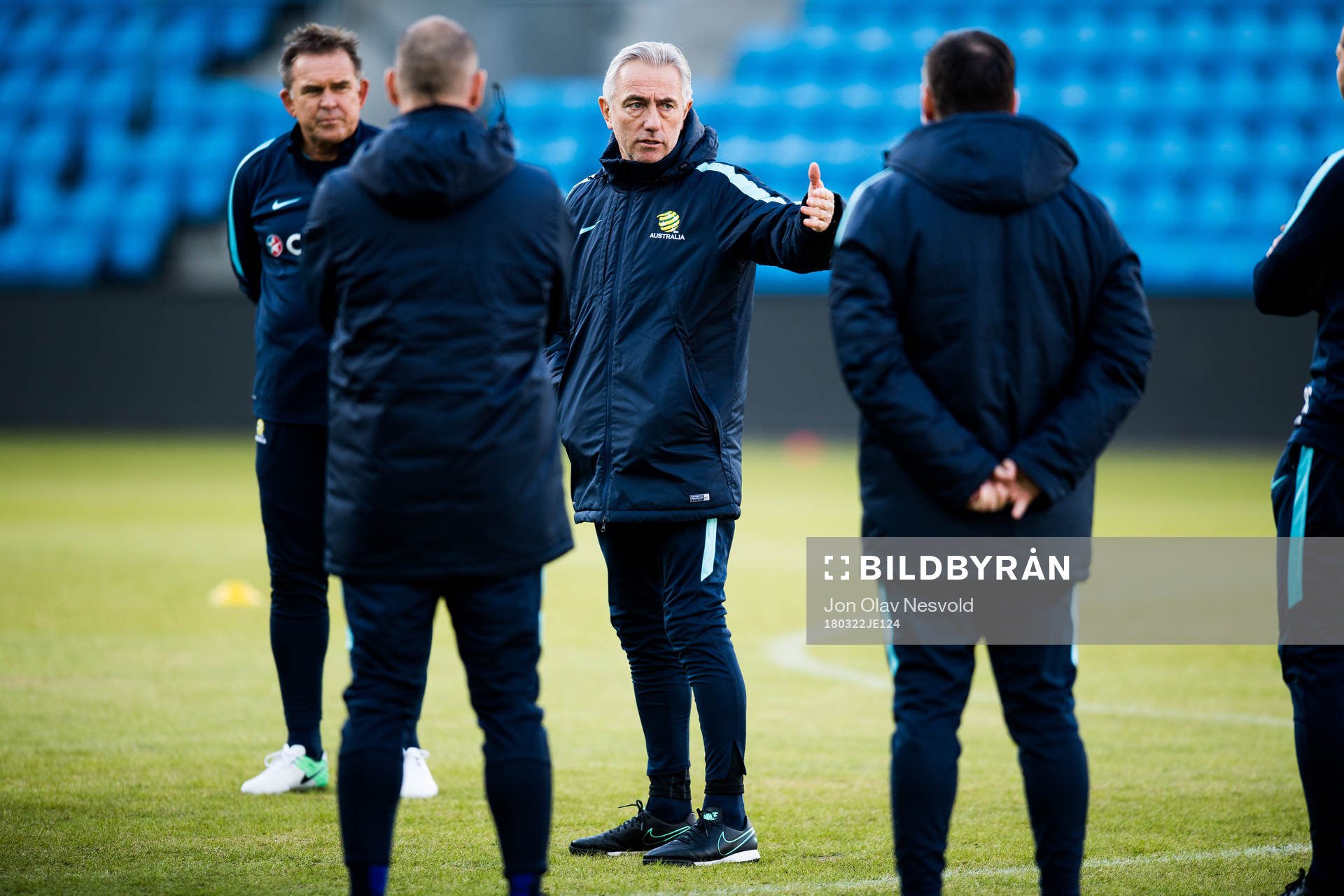 Bert van Marwijk, head coach of Australia