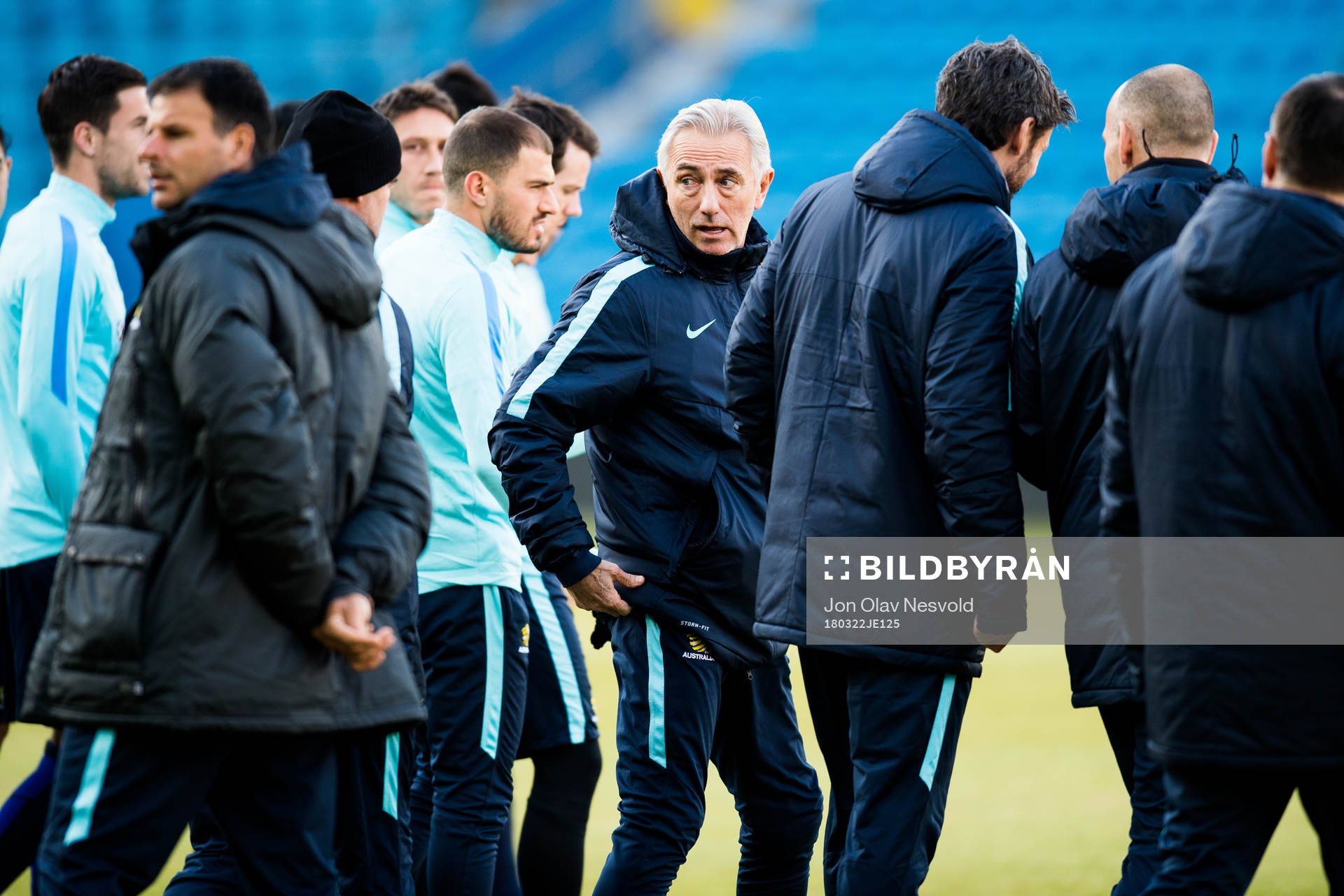 Bert van Marwijk, head coach of Australia