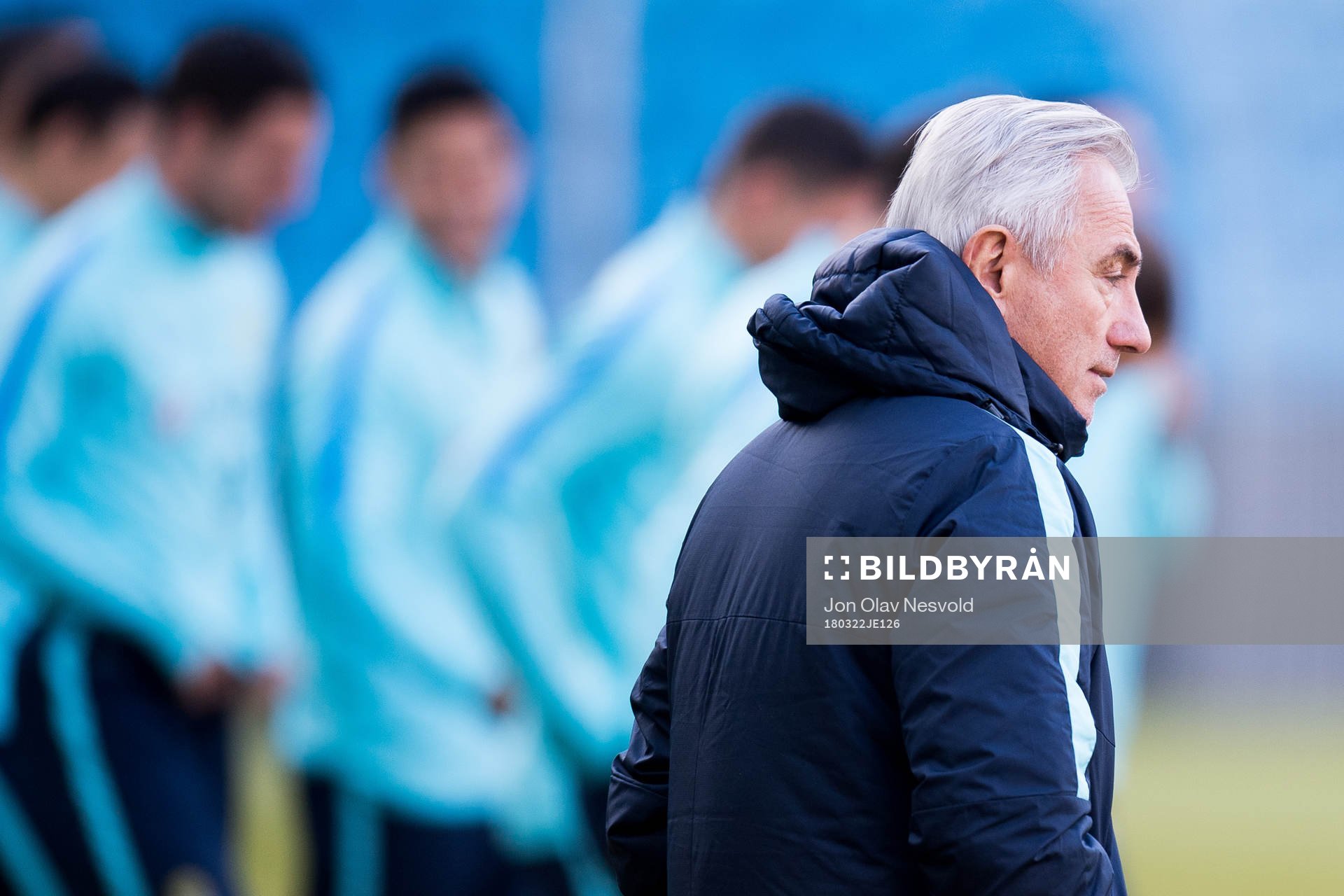 Bert van Marwijk, head coach of Australia
