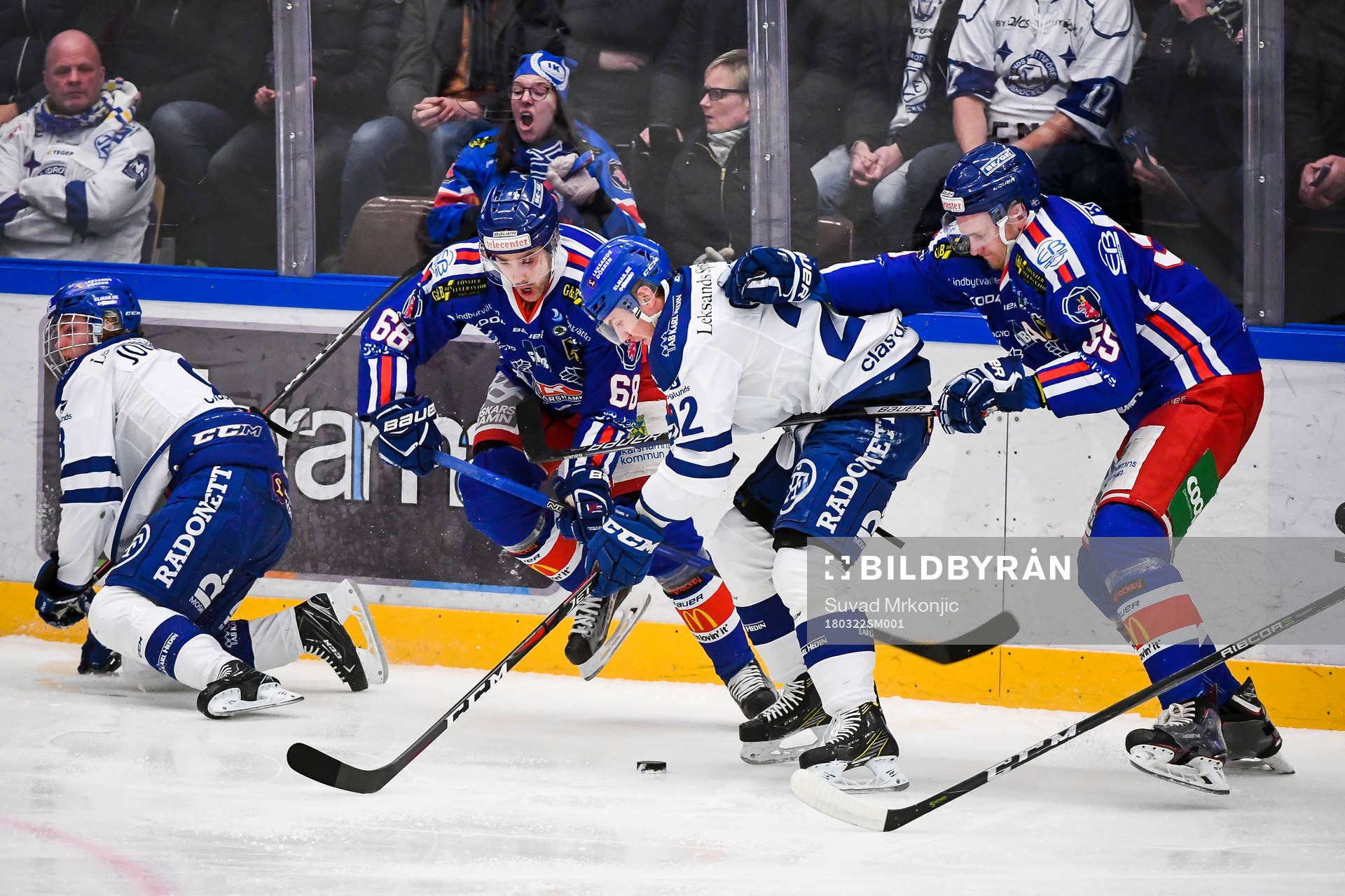 Leksands Martin Grönberg och Oskarshamns Joakim Hagelin