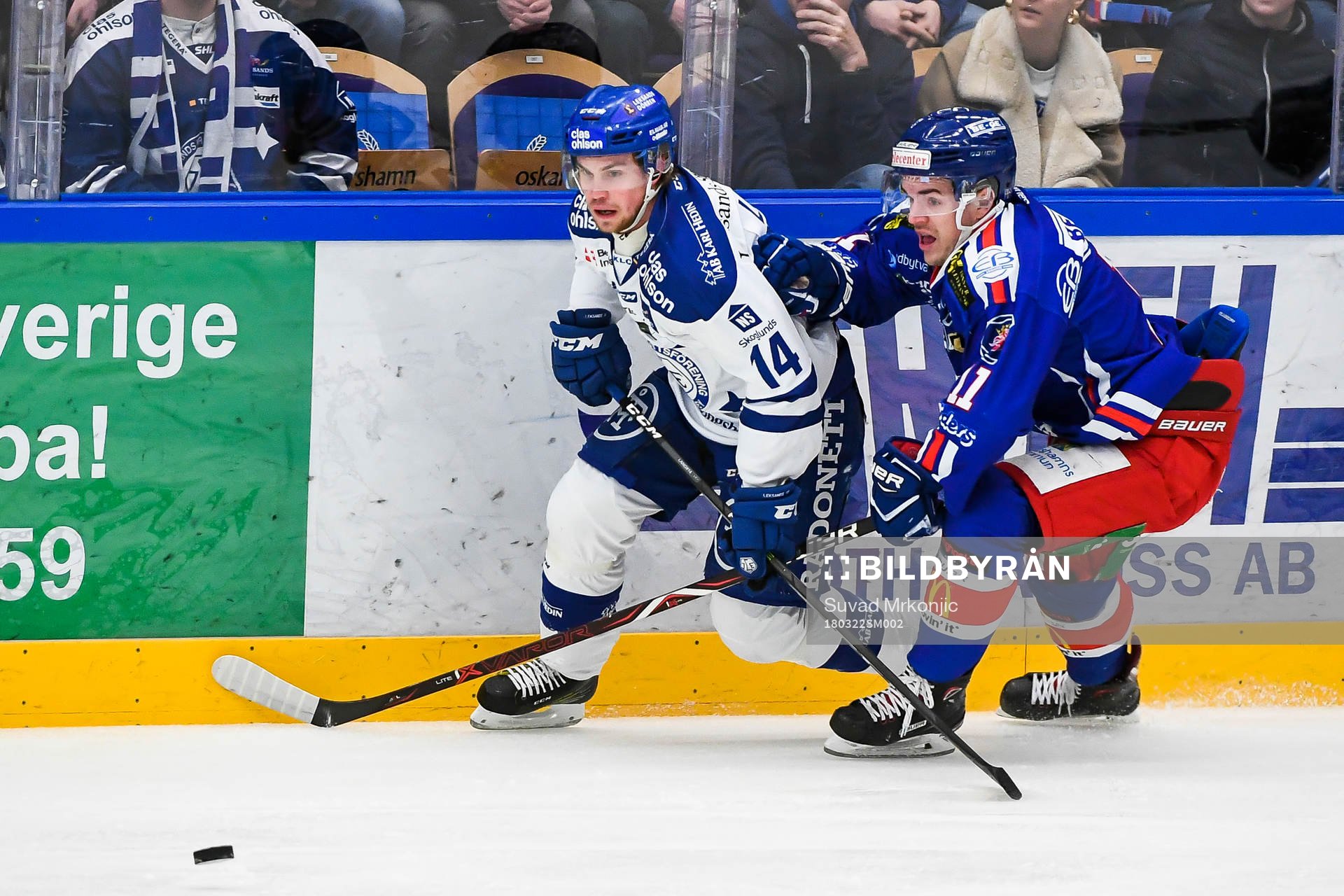 Leksands Oskar Lang och Oskarshamns Victor Löfstedt