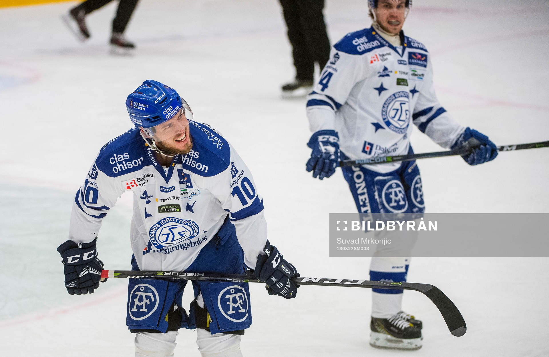 Leksands Matt Carey och Oskar Lang deppar