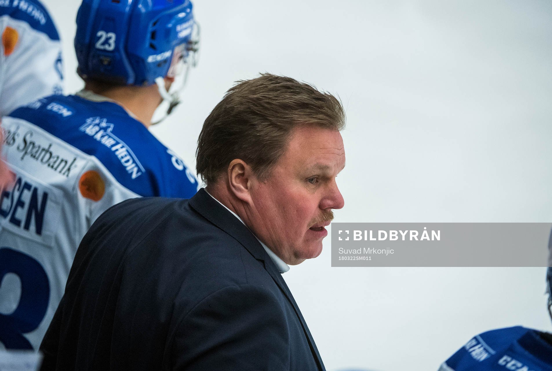 Leksands tränare Leif Carlsson
