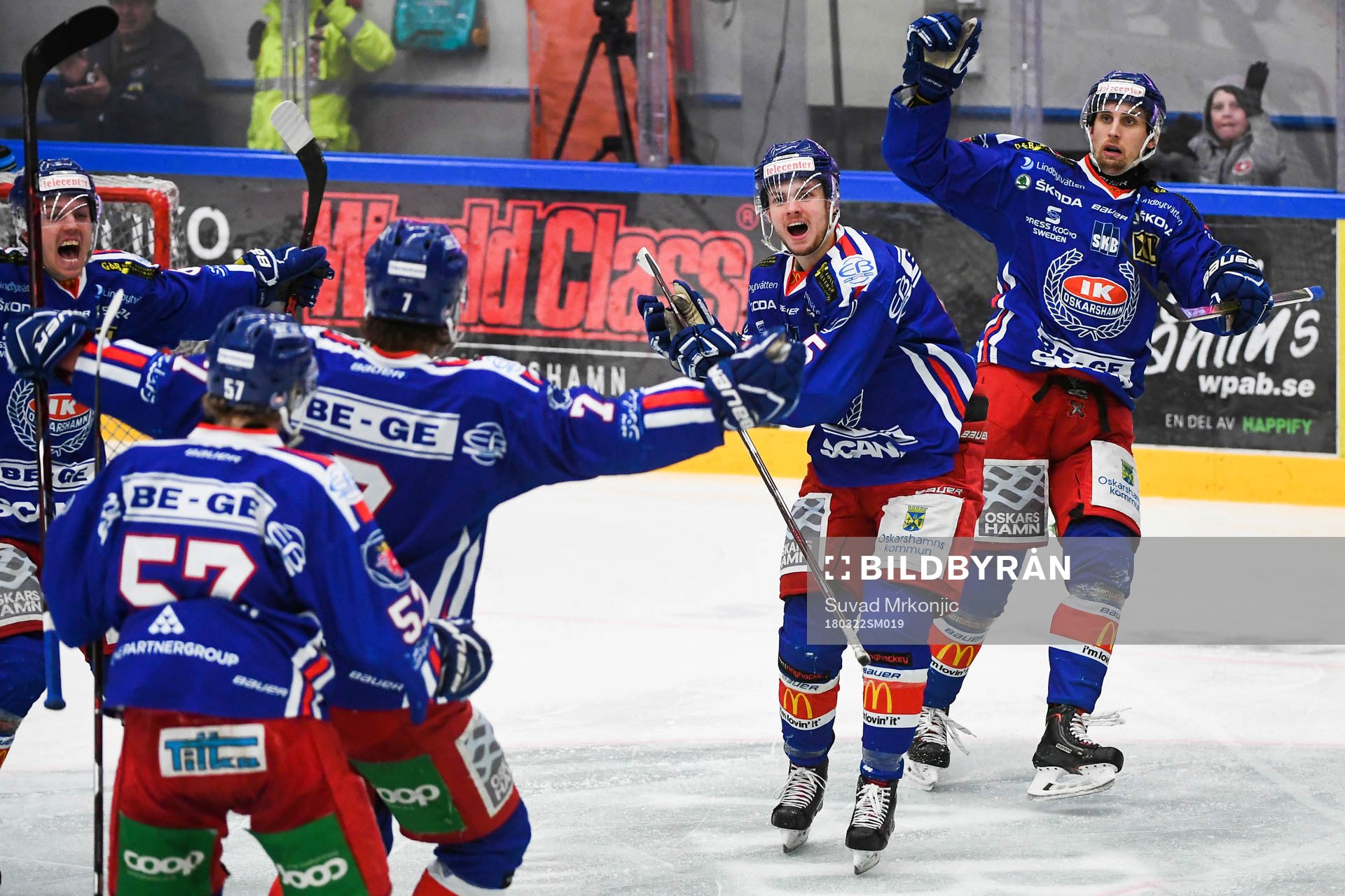 Oskarshamns Lucas Elvenes jublar