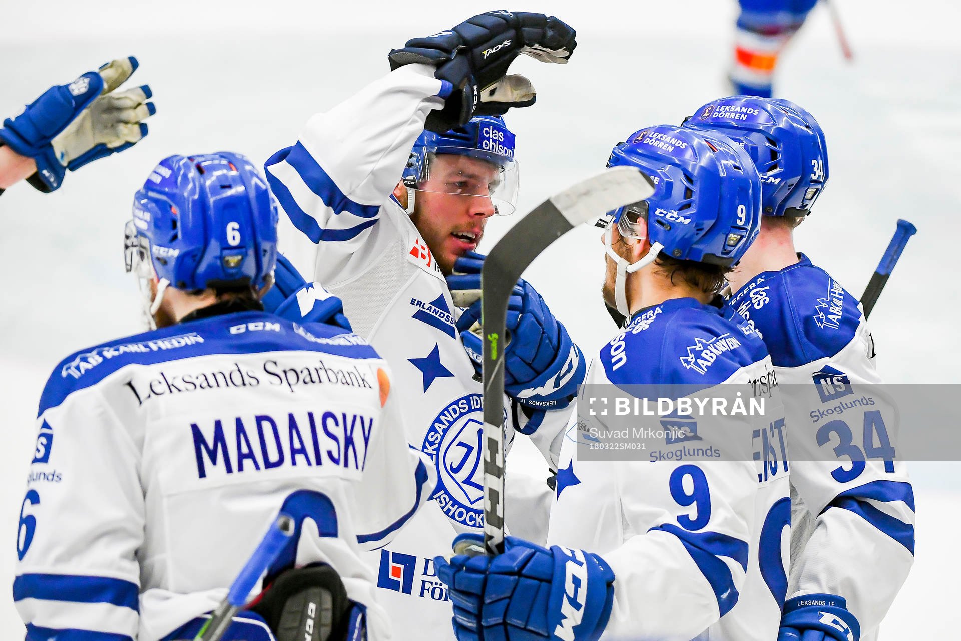 Leksands Emil Bemström jublar
