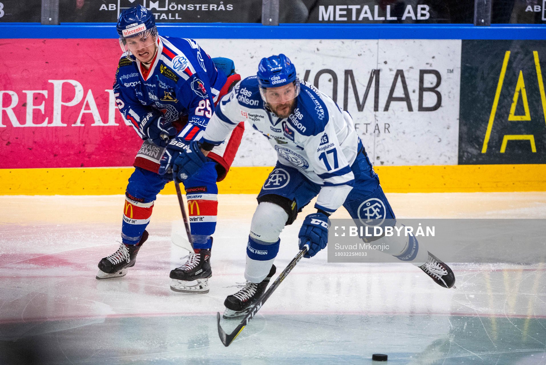 Oskarshamns Lucas Elvenes och Leksands Jesper Ollas