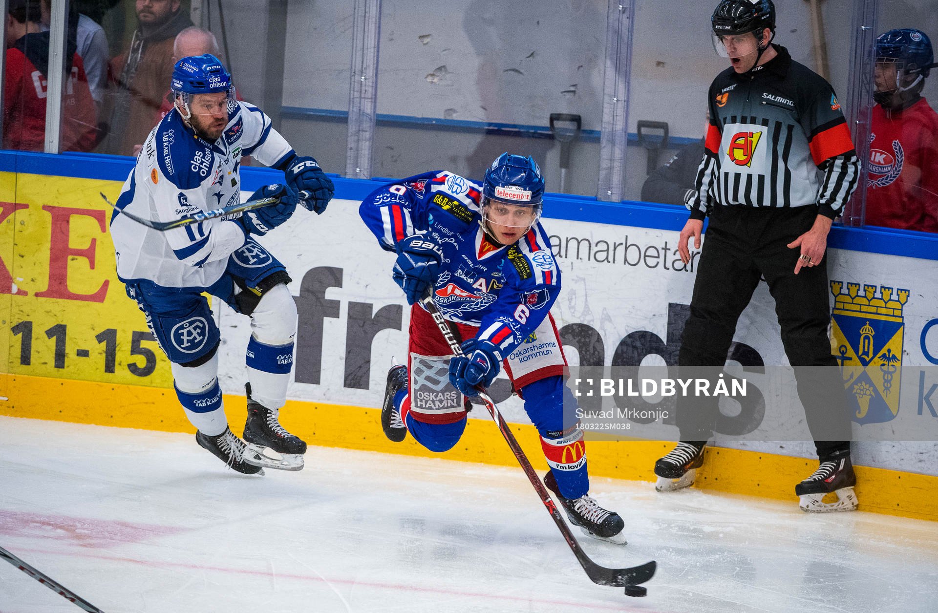 Oskarshamns Martin Fehéváry och Leksands Jesper Ollas