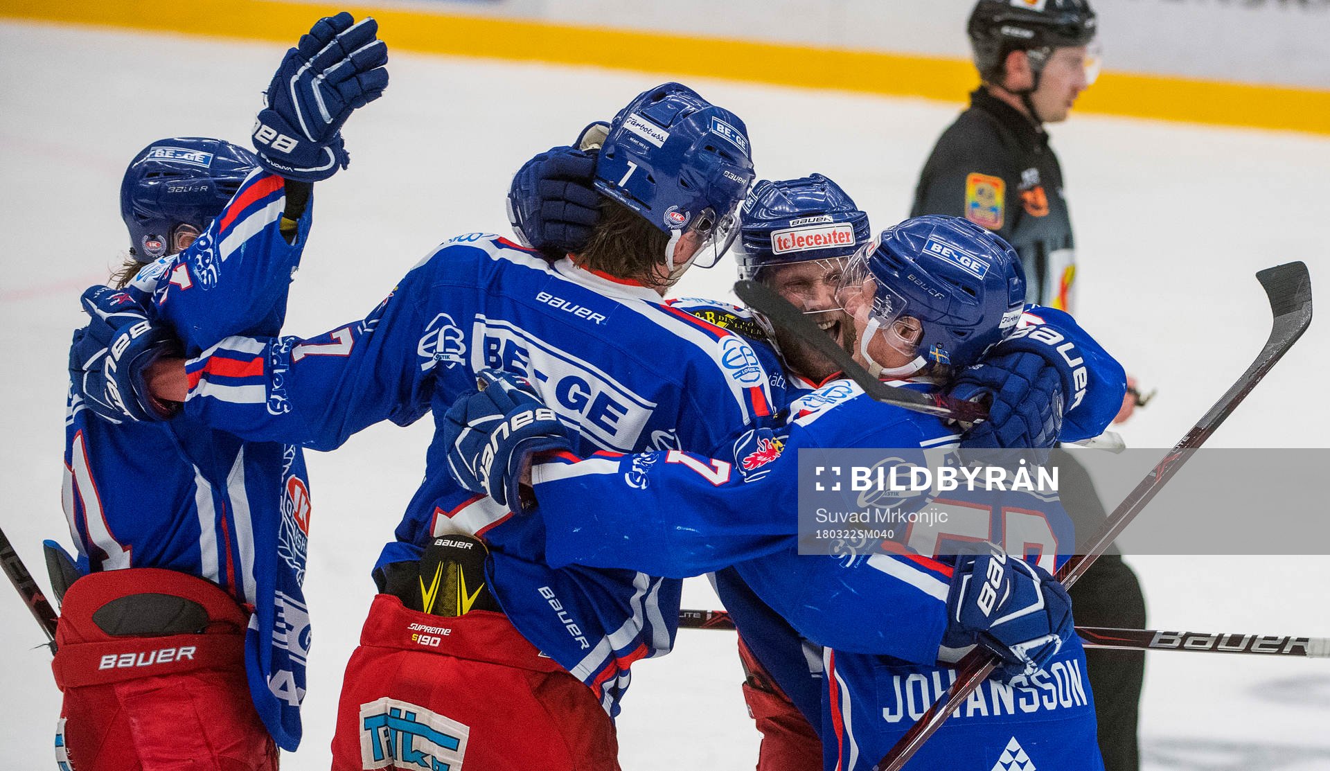 Oskarshamns Marcus Björk jublar
