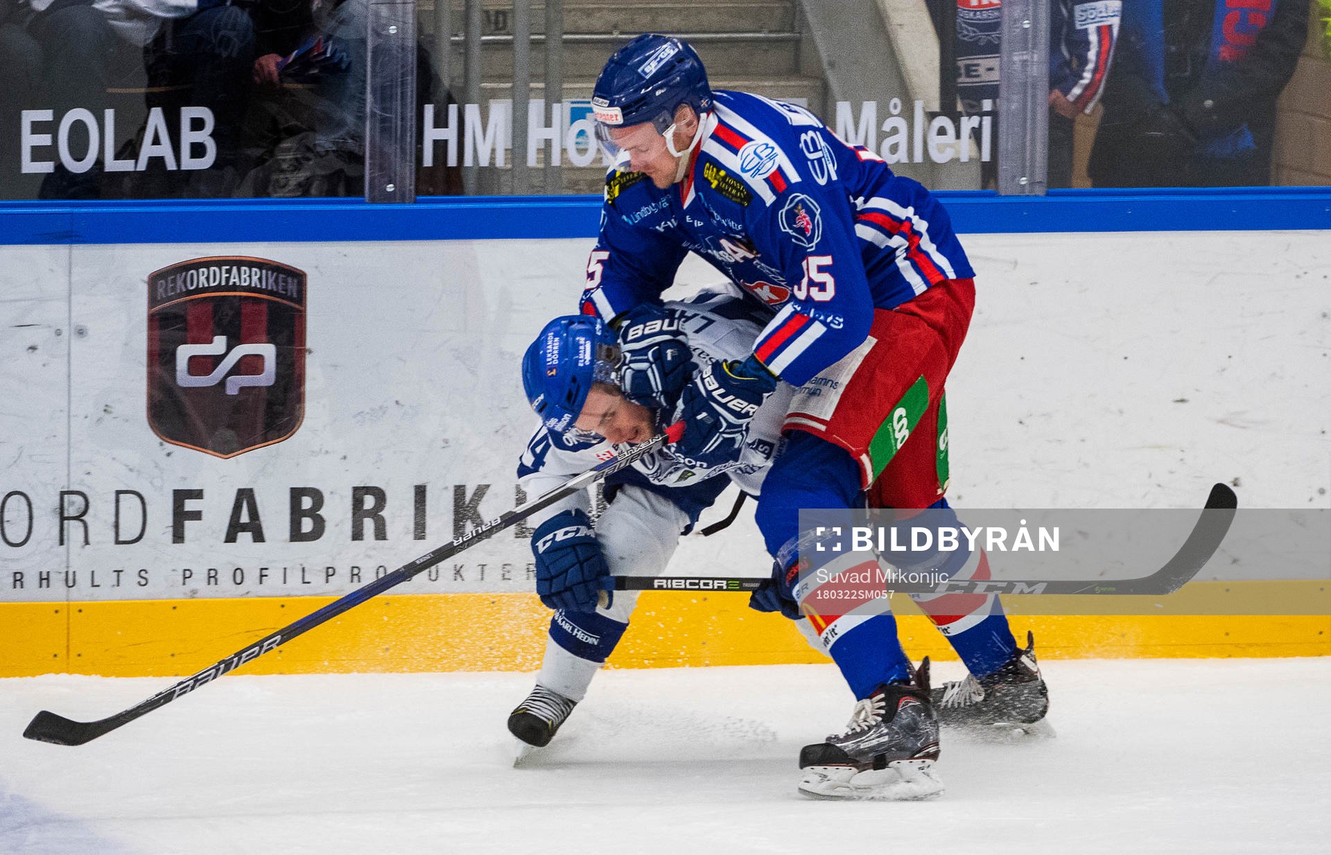 Oskarshamns Tom Linder och Leksands Oskar Lang