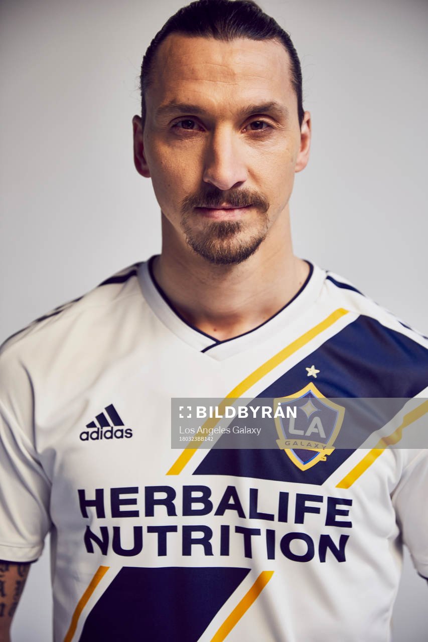 På denna handoutbild från Los Angeles Galaxy ses Zlatan