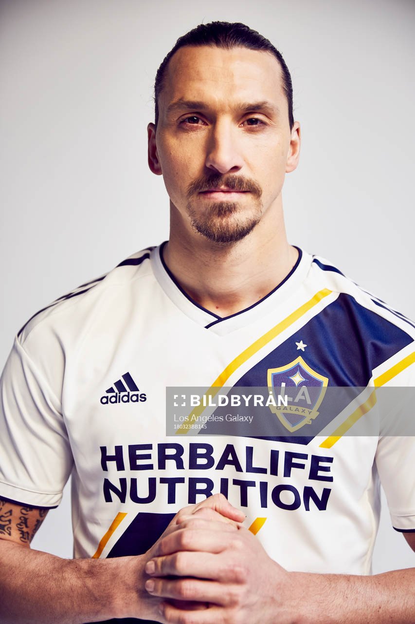 På denna handoutbild från Los Angeles Galaxy ses Zlatan
