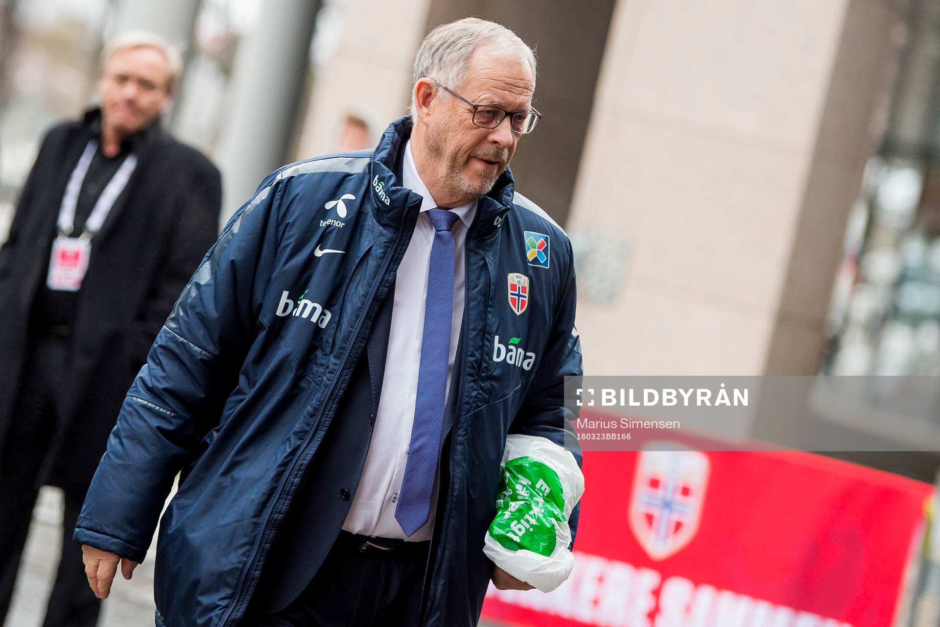 Lars Lagerbäck, head coach of Norway
