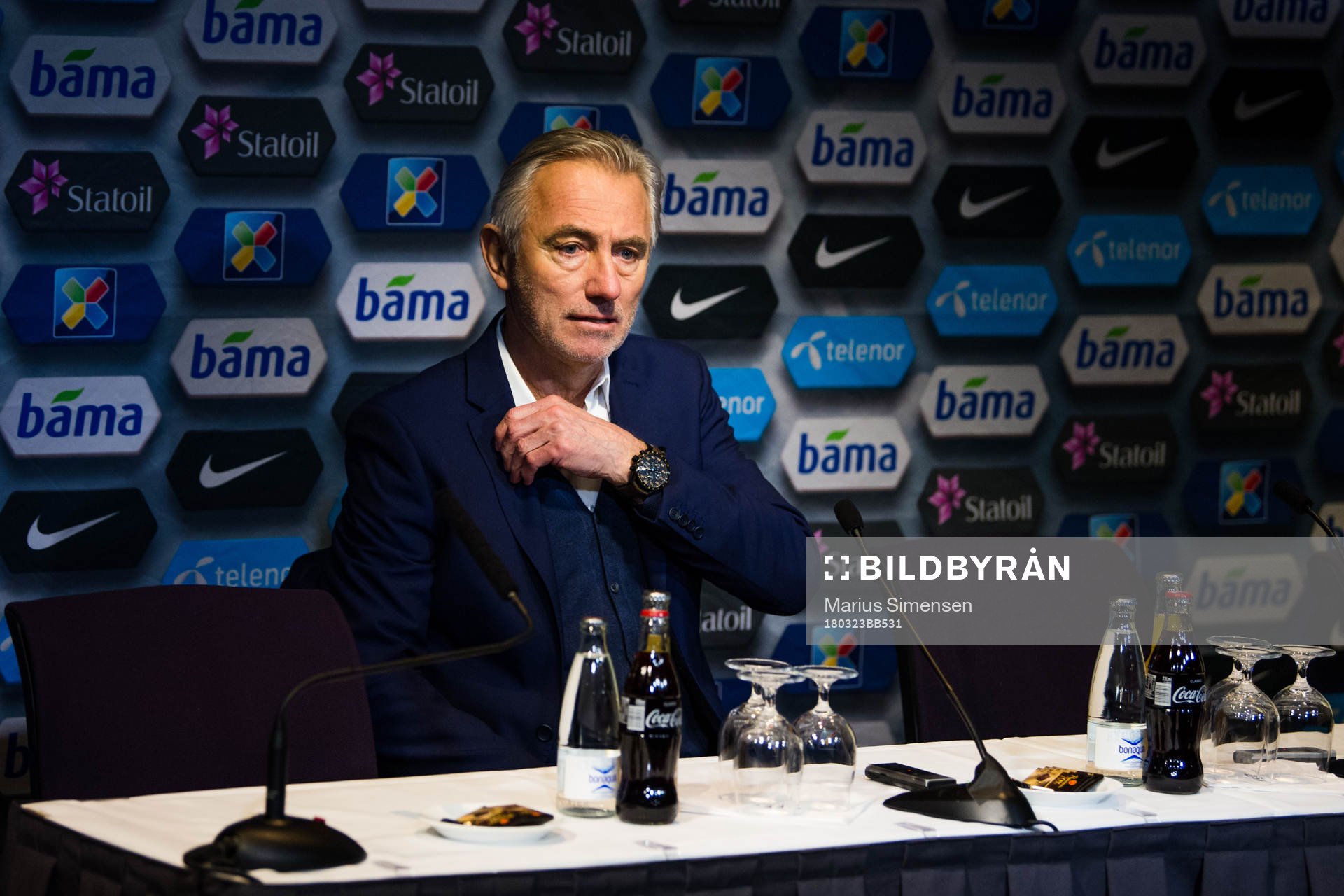 Bert van Marwijk, head coach of Australia