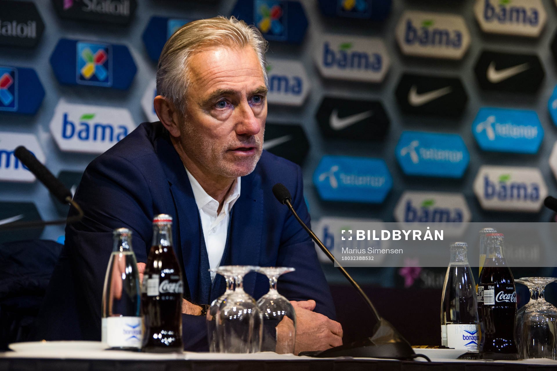 Bert van Marwijk, head coach of Australia