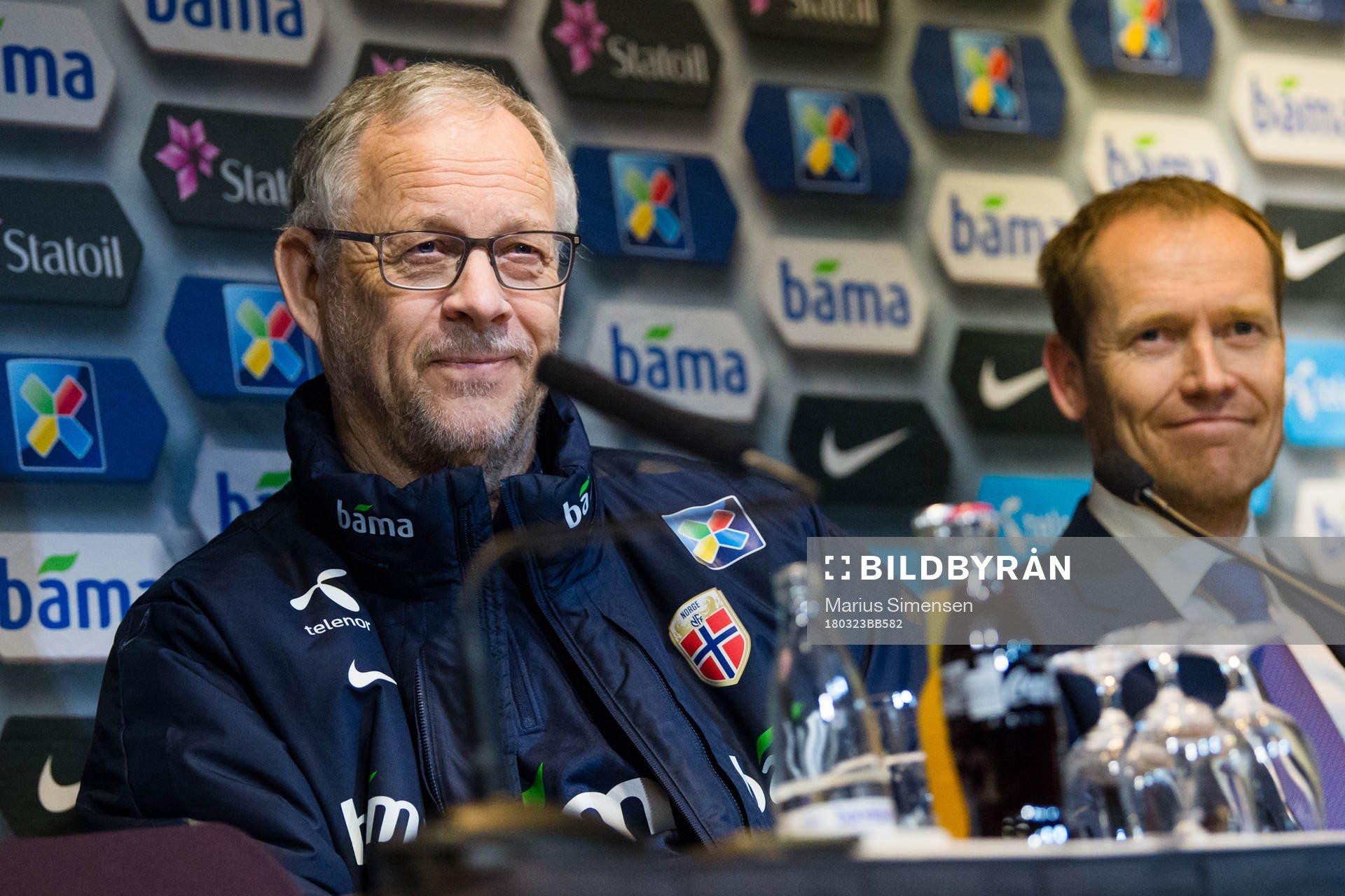Lars Lagerbäck, head coach of Norway
