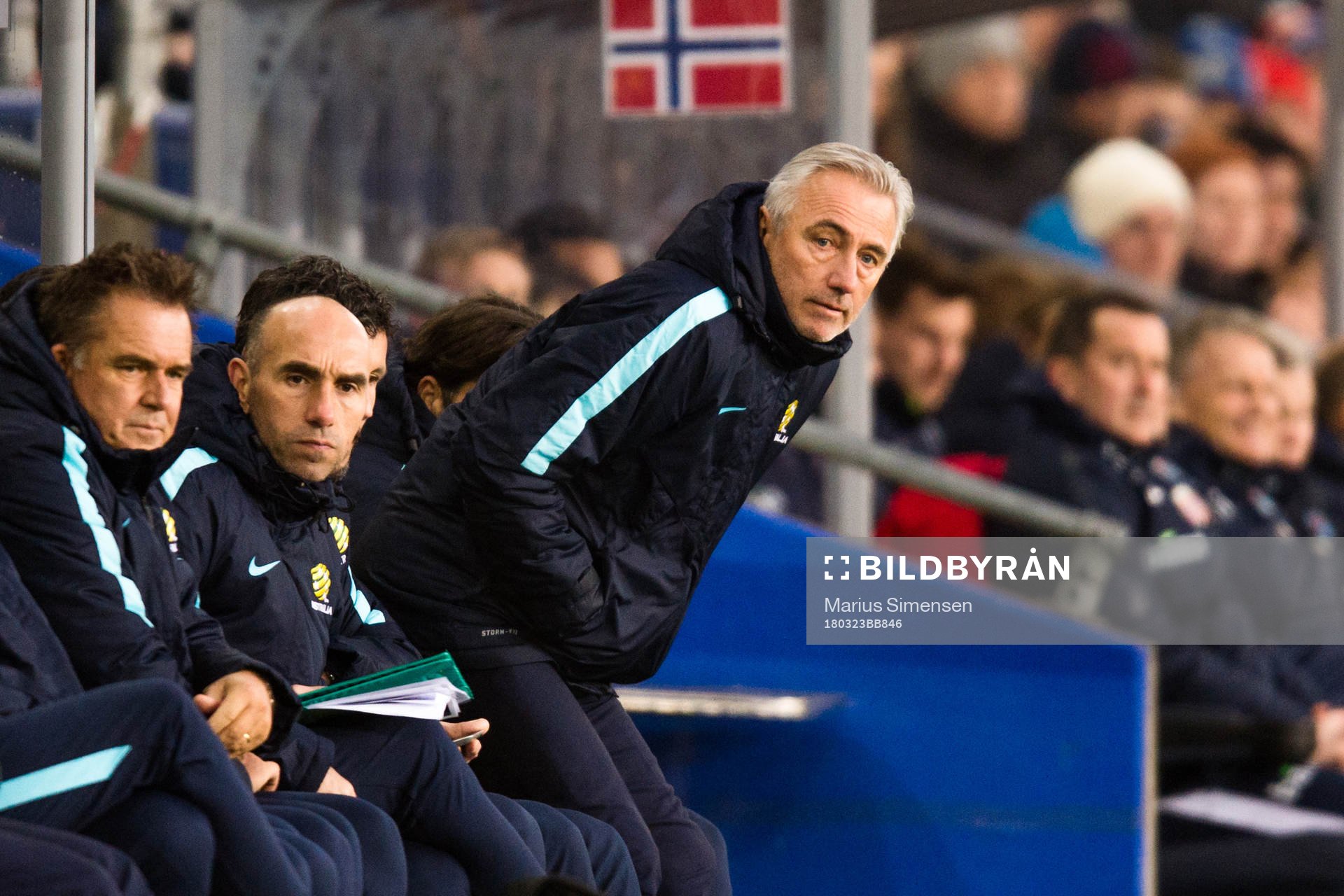 Bert van Marwijk, head coach of Australia