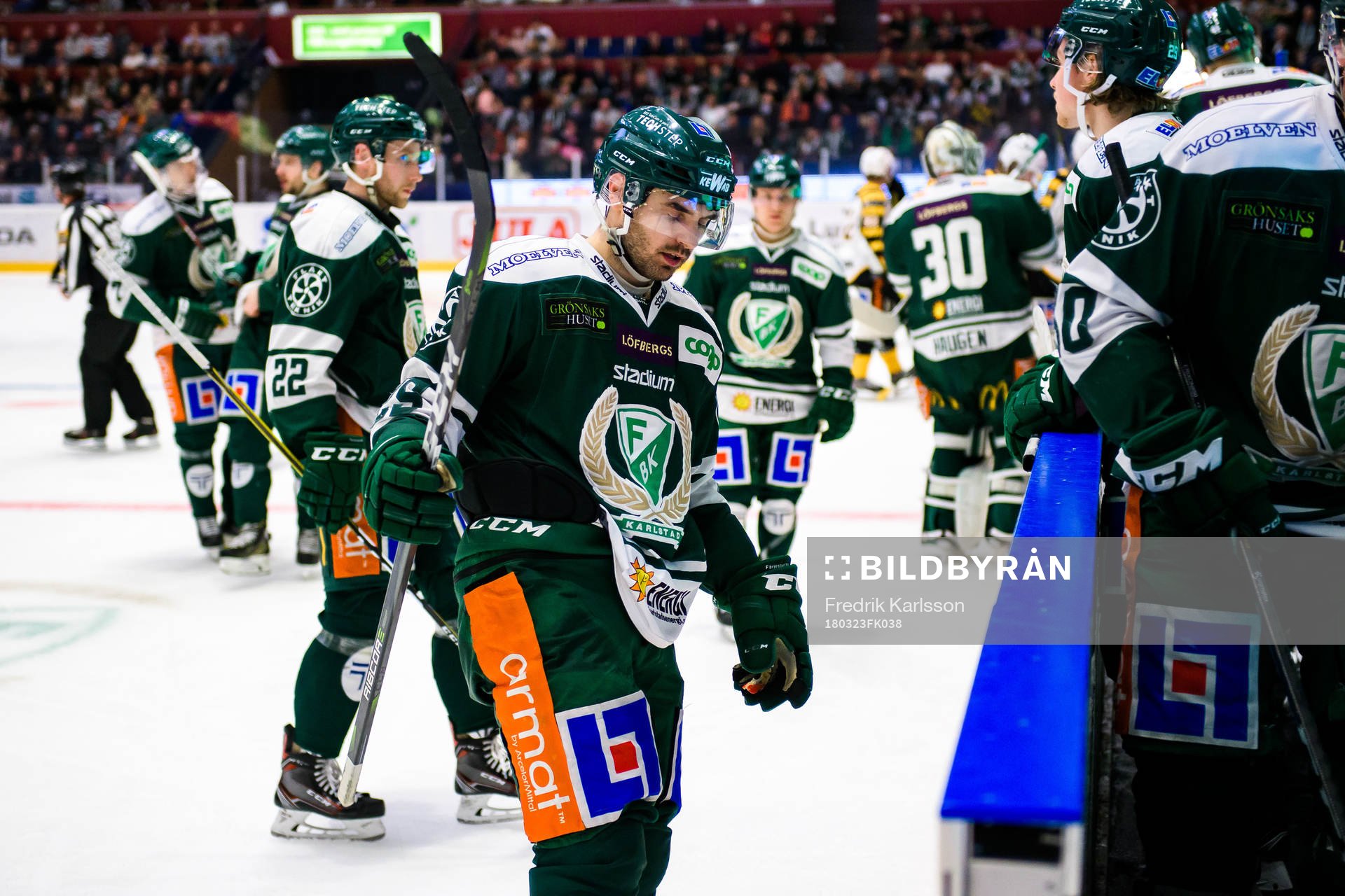 Färjestads Martin Johansson deppar