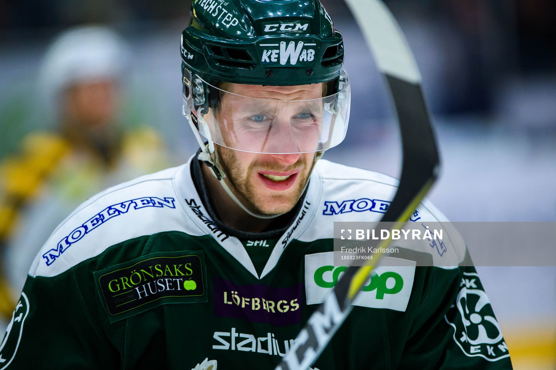 Färjestads Per Åslund deppar