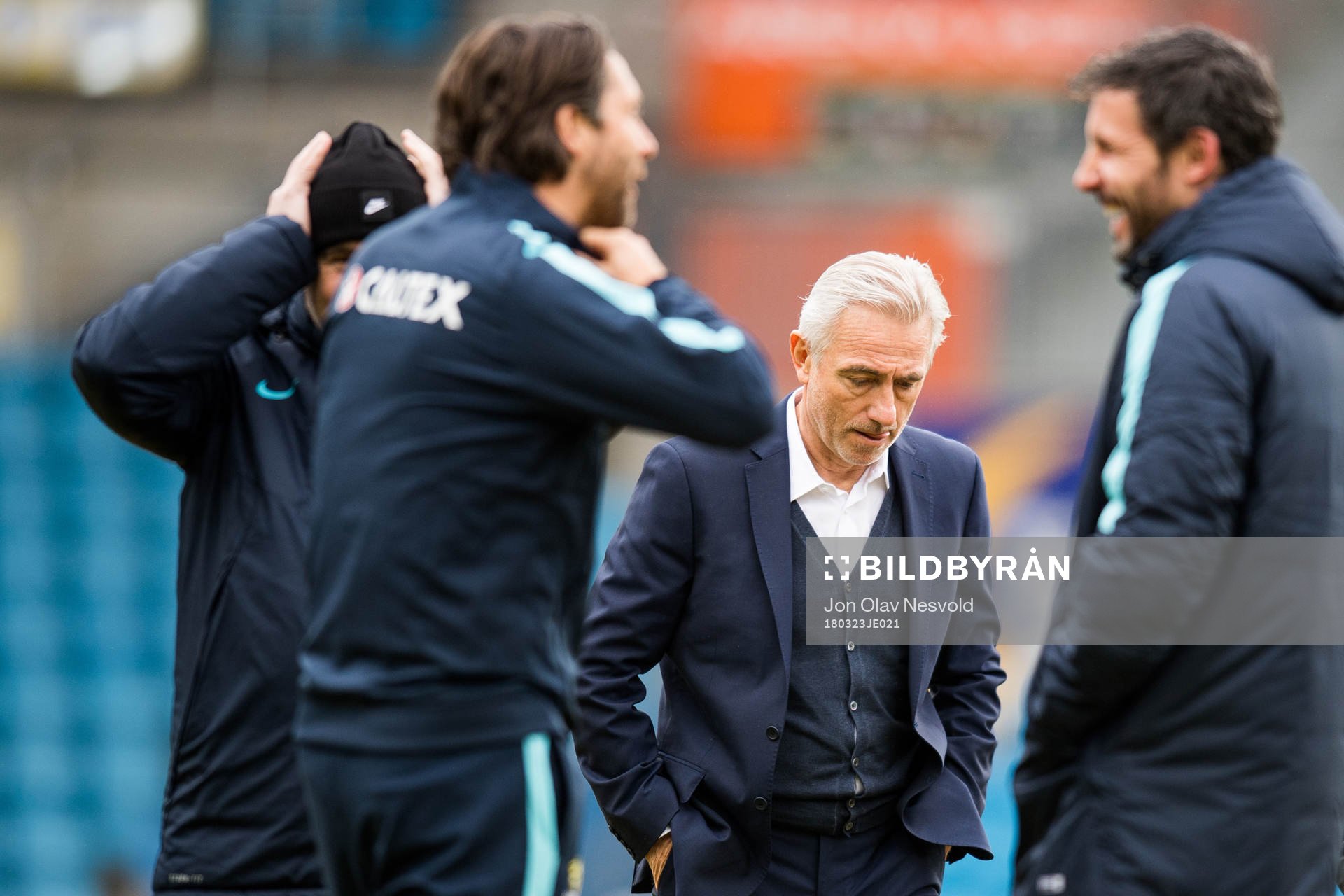 Bert van Marwijk, head coach of Australia