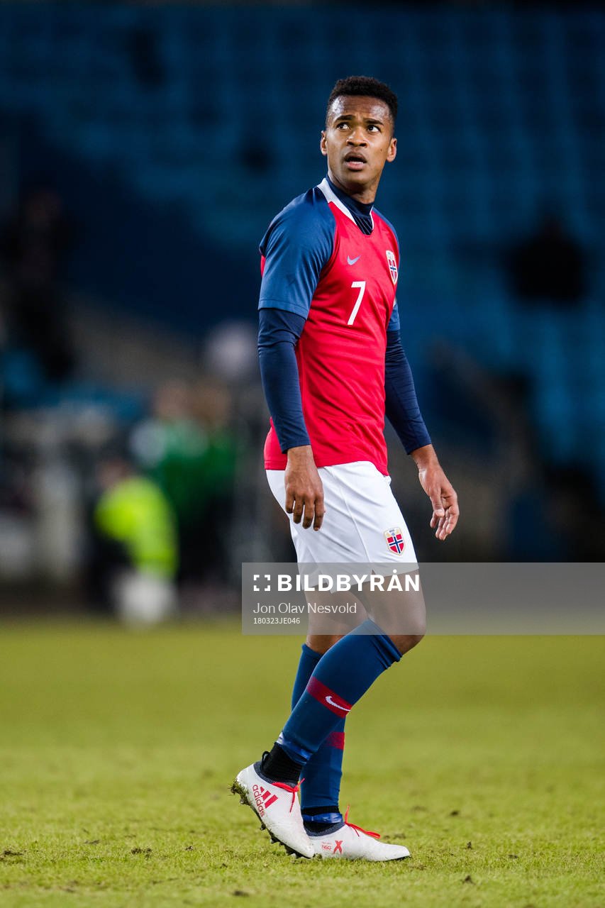 Ola Kamara of Norway looks dejected