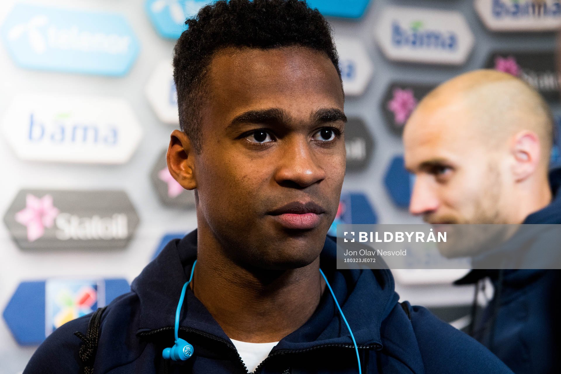 Ola Kamara and Tore Reginiussen of Norway