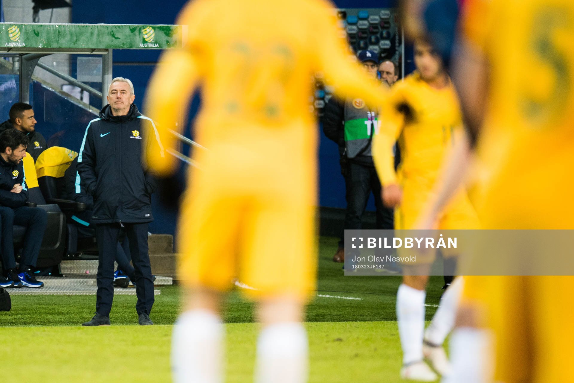 Bert van Marwijk, head coach of Australia